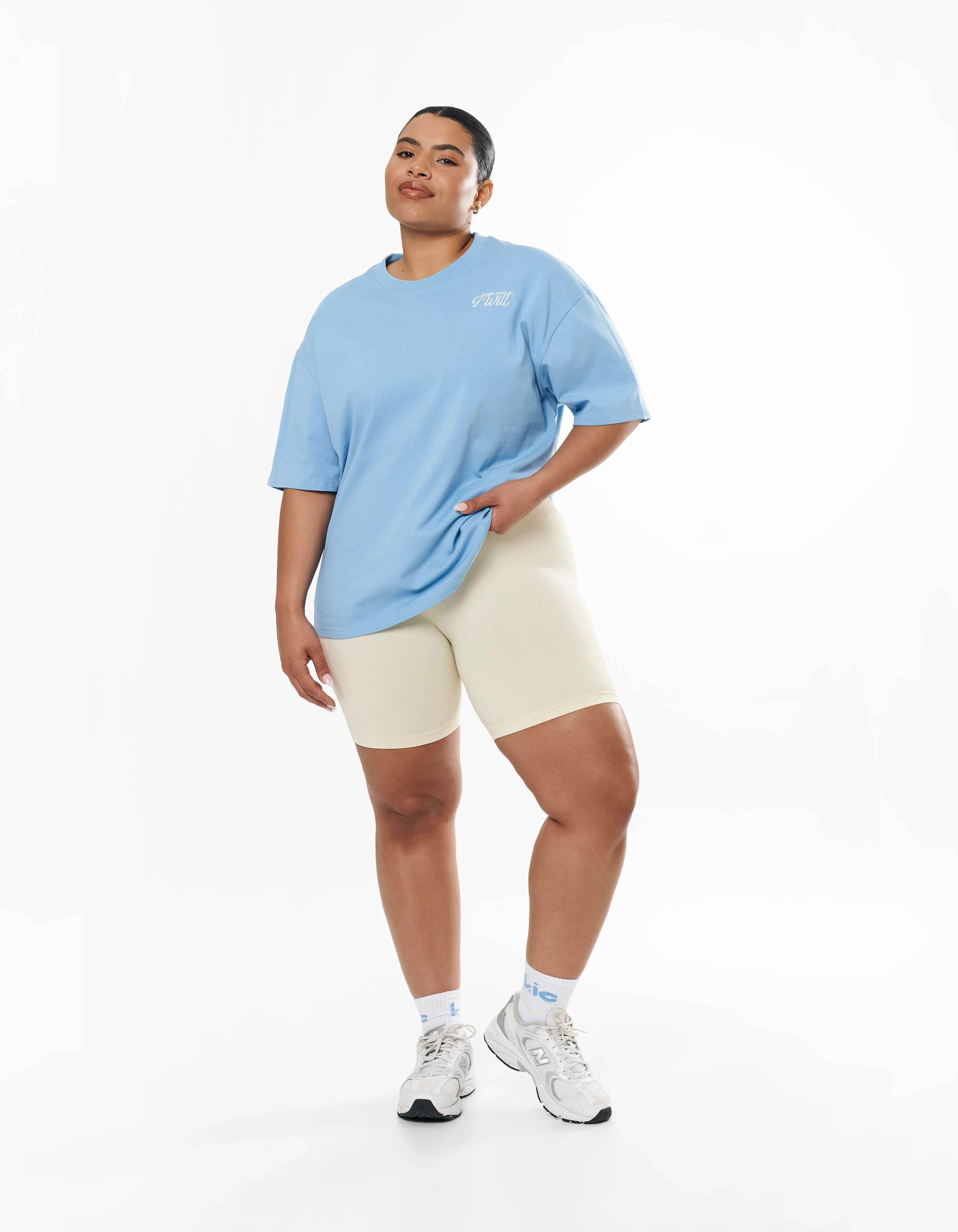 Kic I Will Tee - Blue sold by Stax product image thumbnail 2