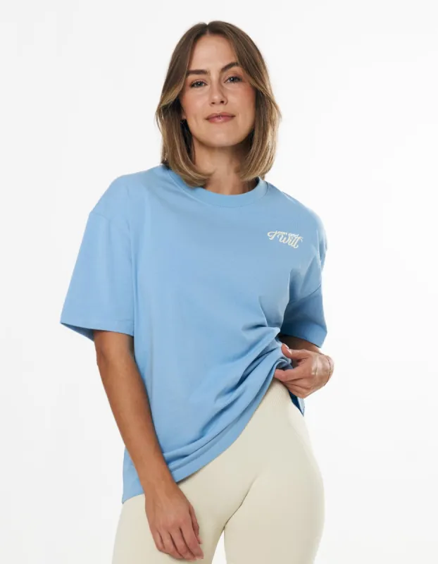 Kic I Will Tee - Blue sold by Stax