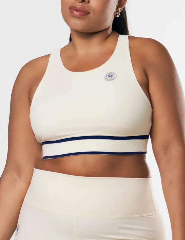 Racquet Club Band Tank - Cream sold by Stax