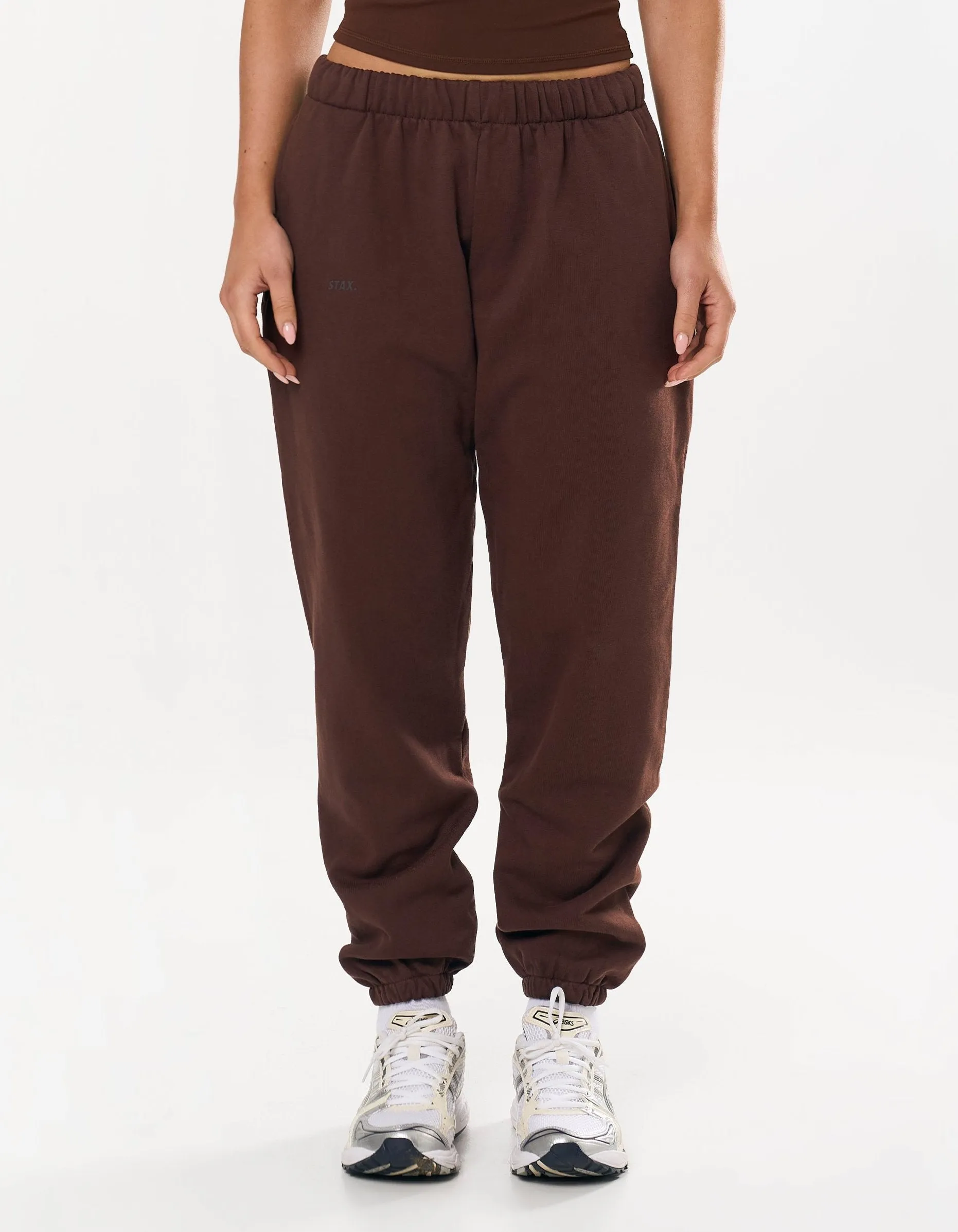 Essential Cuffed Jogger - Chocolate sold by Stax