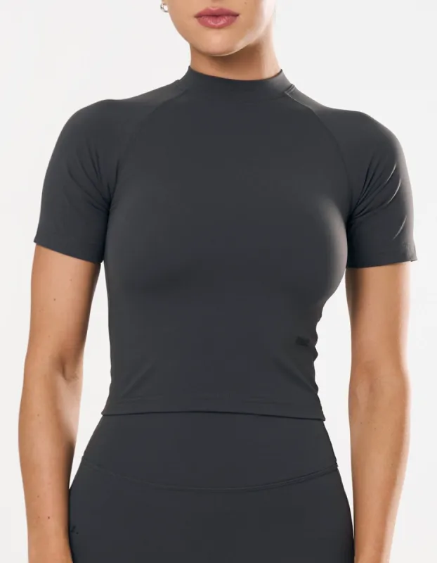 High Neck Tee NANDEX™ - Graphite sold by Stax