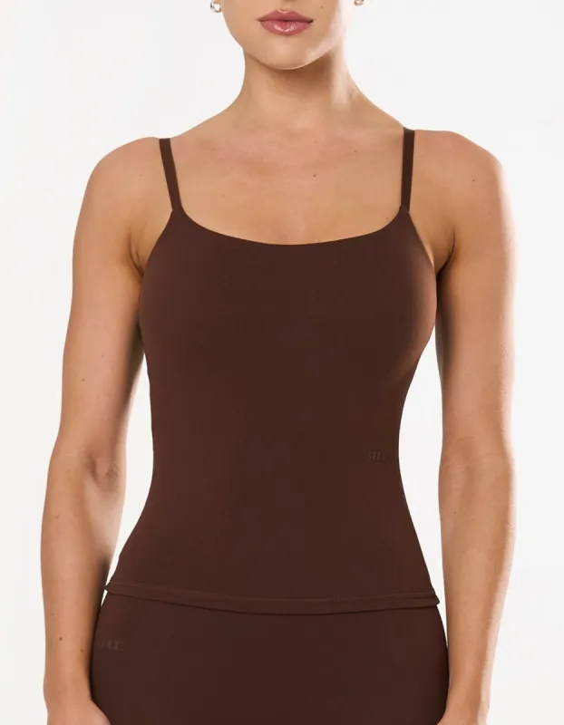 Longline Singlet NANDEX™ - Chocolate sold by Stax
