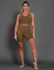 Premium Seamless V4 Midi Bike Shorts - Birch Brown sold by Stax