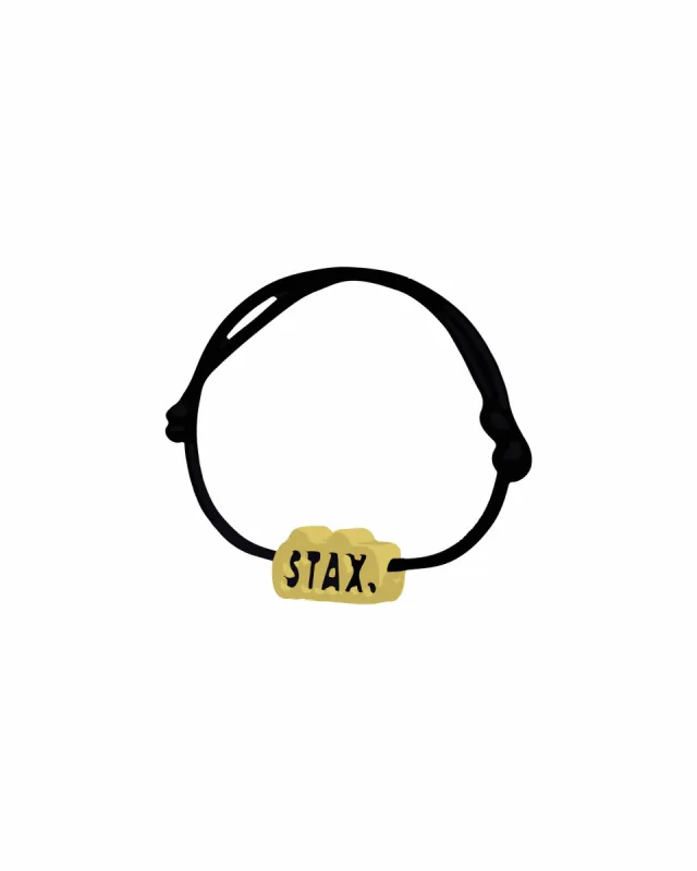 STAX. Club Bracelet - Black sold by Stax