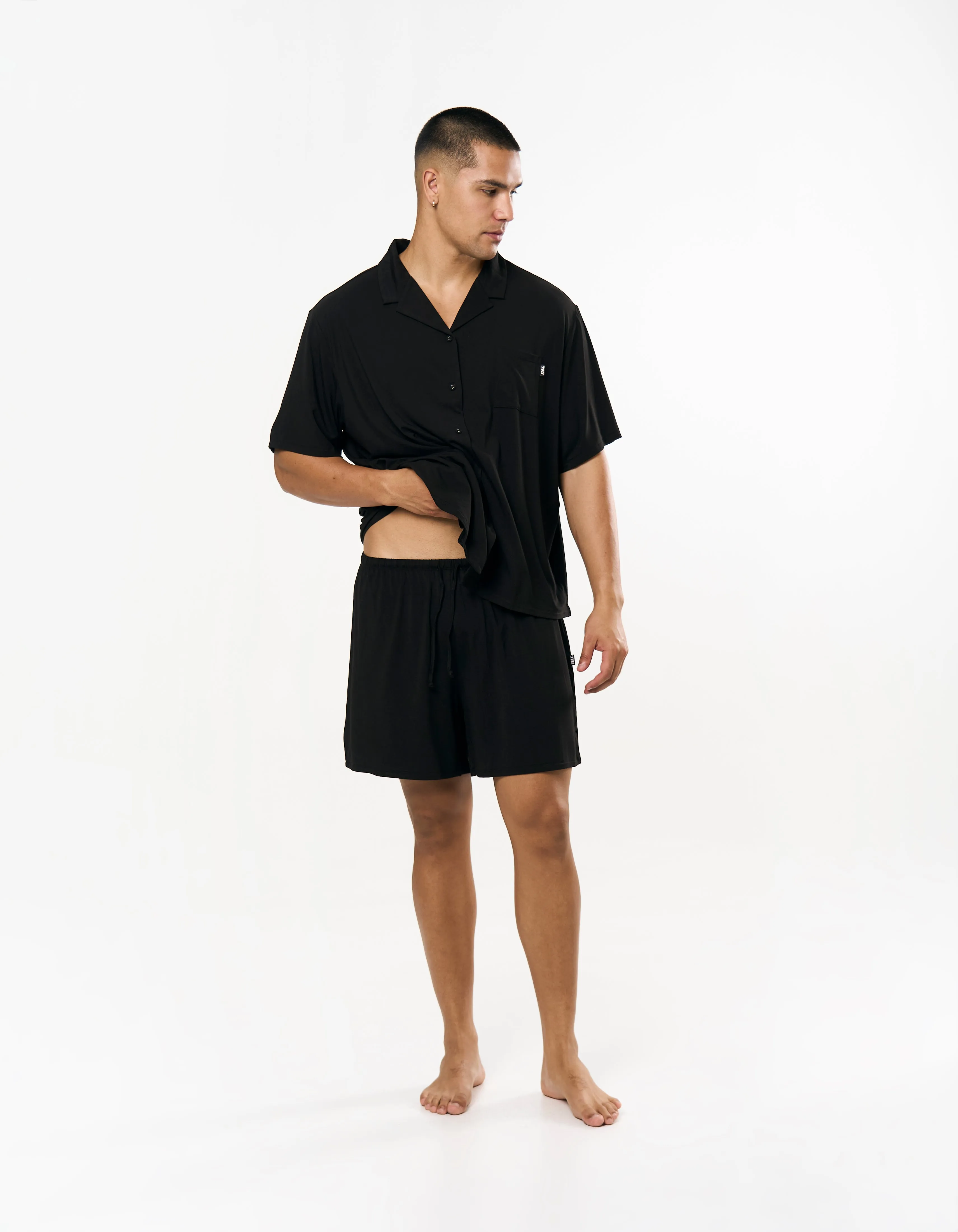 Sleep Short Sleeve Shirt - Black sold by Stax product image thumbnail 3