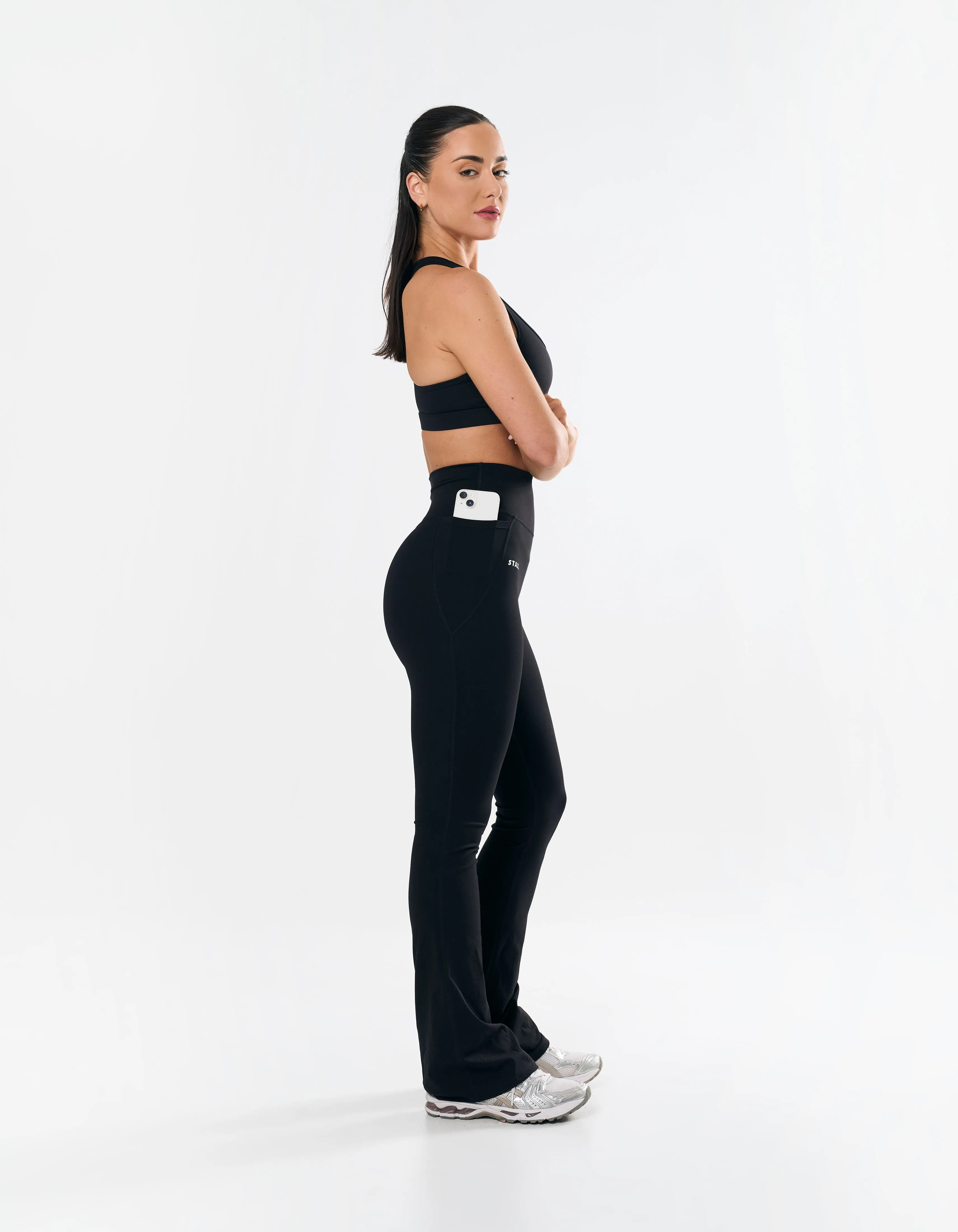 Phone Pocket Flare Tights NANDEX™ - Black sold by Stax product image thumbnail 2