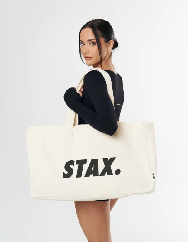 Club Tote - Beige sold by Stax