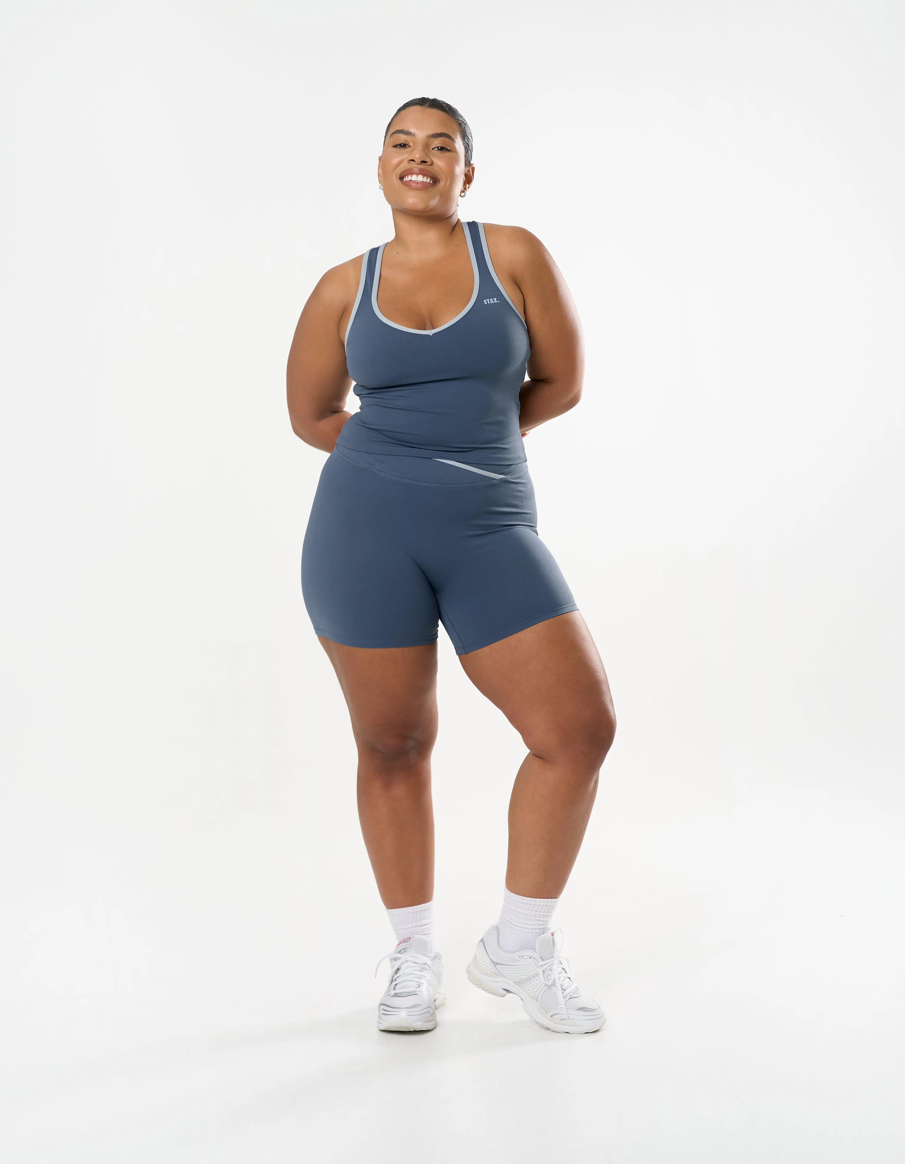 Crossover Standard Bike Shorts Airlyte - Sky sold by Stax product image thumbnail 3