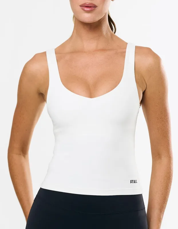 V Front Tank Airlyte - White sold by Stax