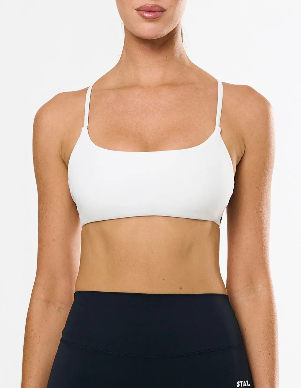 Crossback Crop Airlyte - White sold by Stax