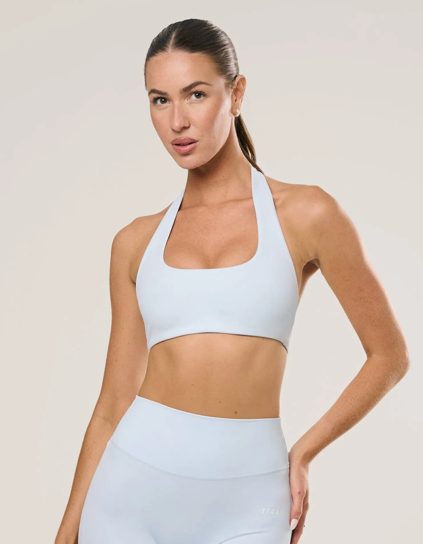 Square Neck Halter Crop Airlyte - Arctic sold by Stax product image thumbnail 4