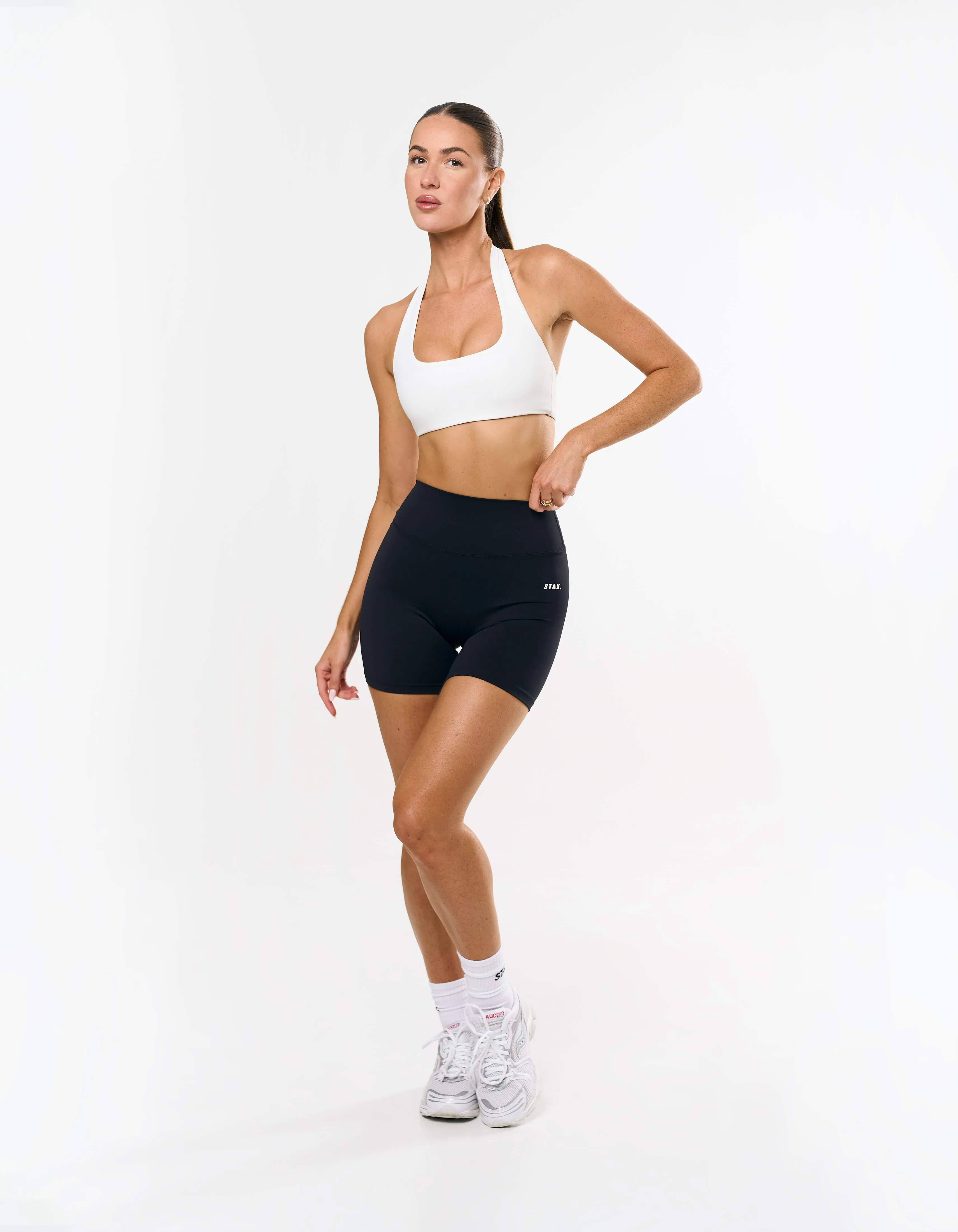 Square Neck Halter Crop Airlyte - White sold by Stax product image thumbnail 2