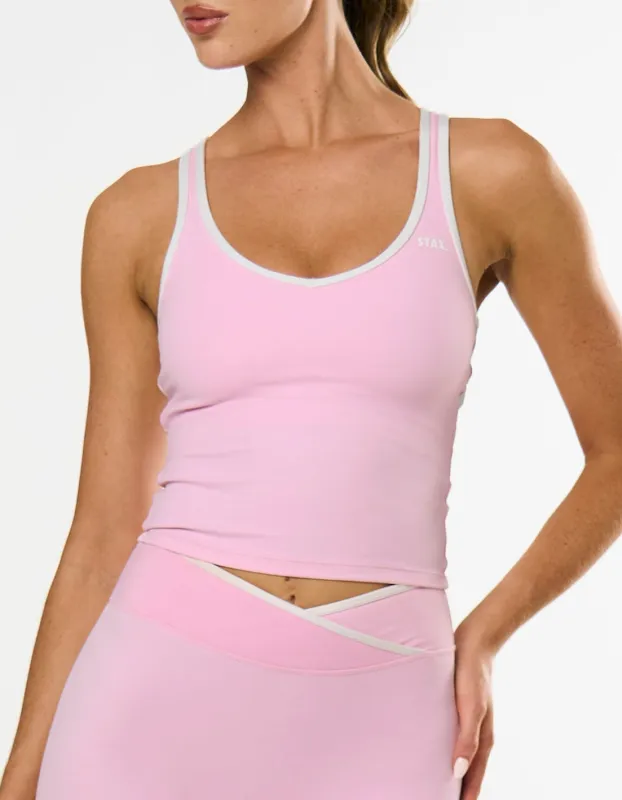 Racer Tank Airlyte - Marshmallow sold by Stax