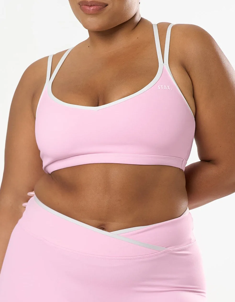 Double Strap Crop Airlyte - Marshmallow sold by Stax