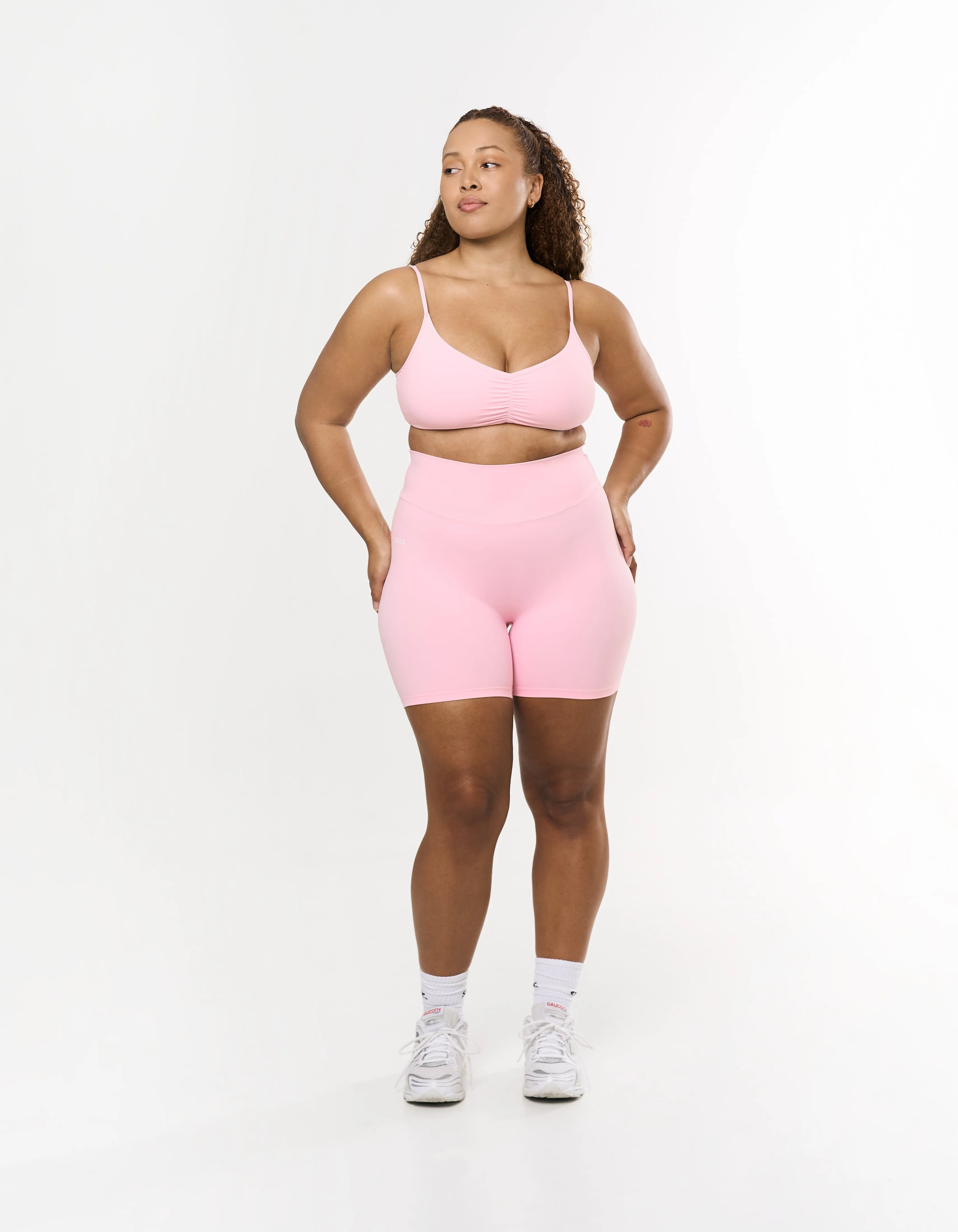 Midi Bike Shorts Airlyte - Blush sold by Stax product image thumbnail 2