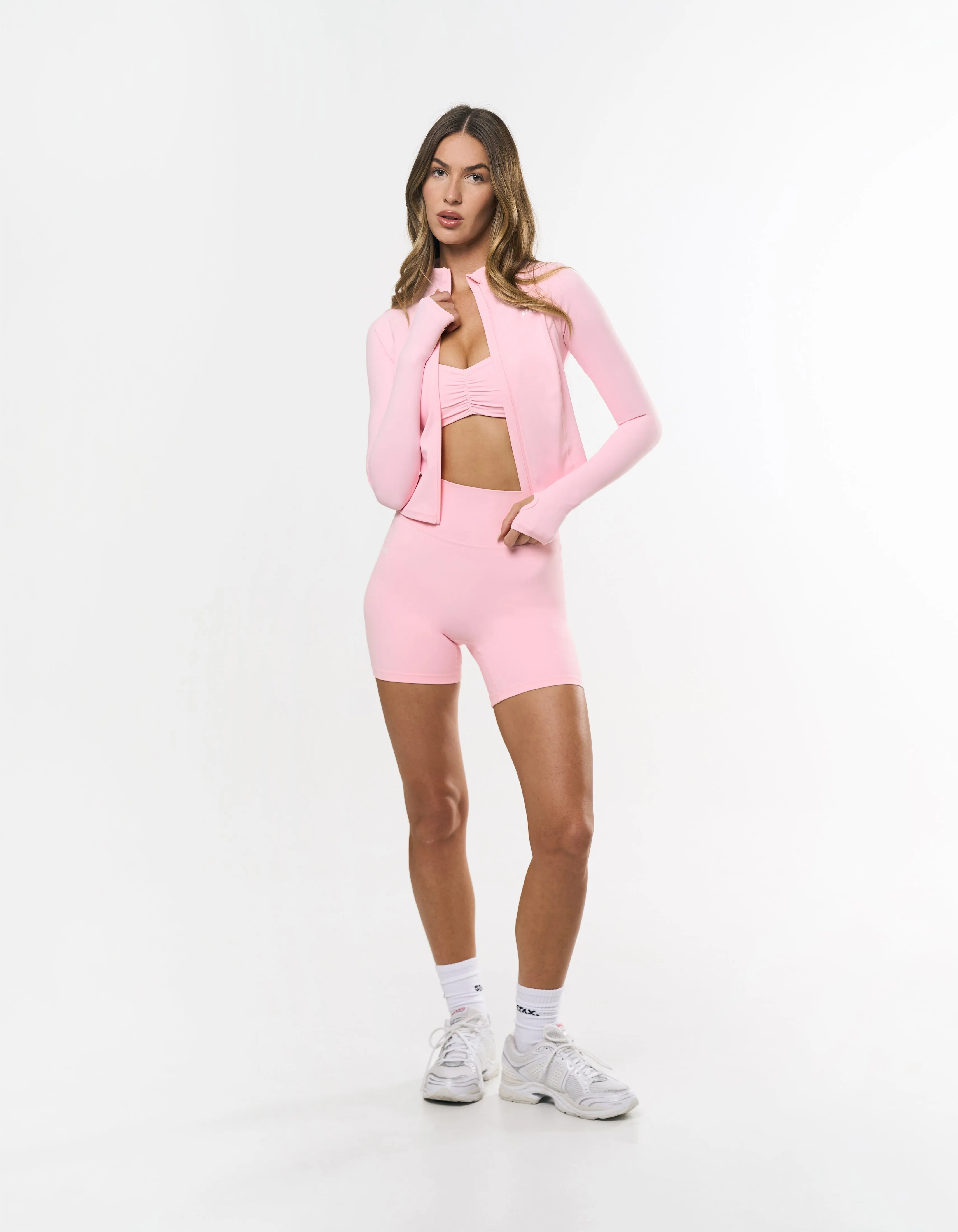 Midi Bike Shorts Airlyte - Blush sold by Stax product image thumbnail 3