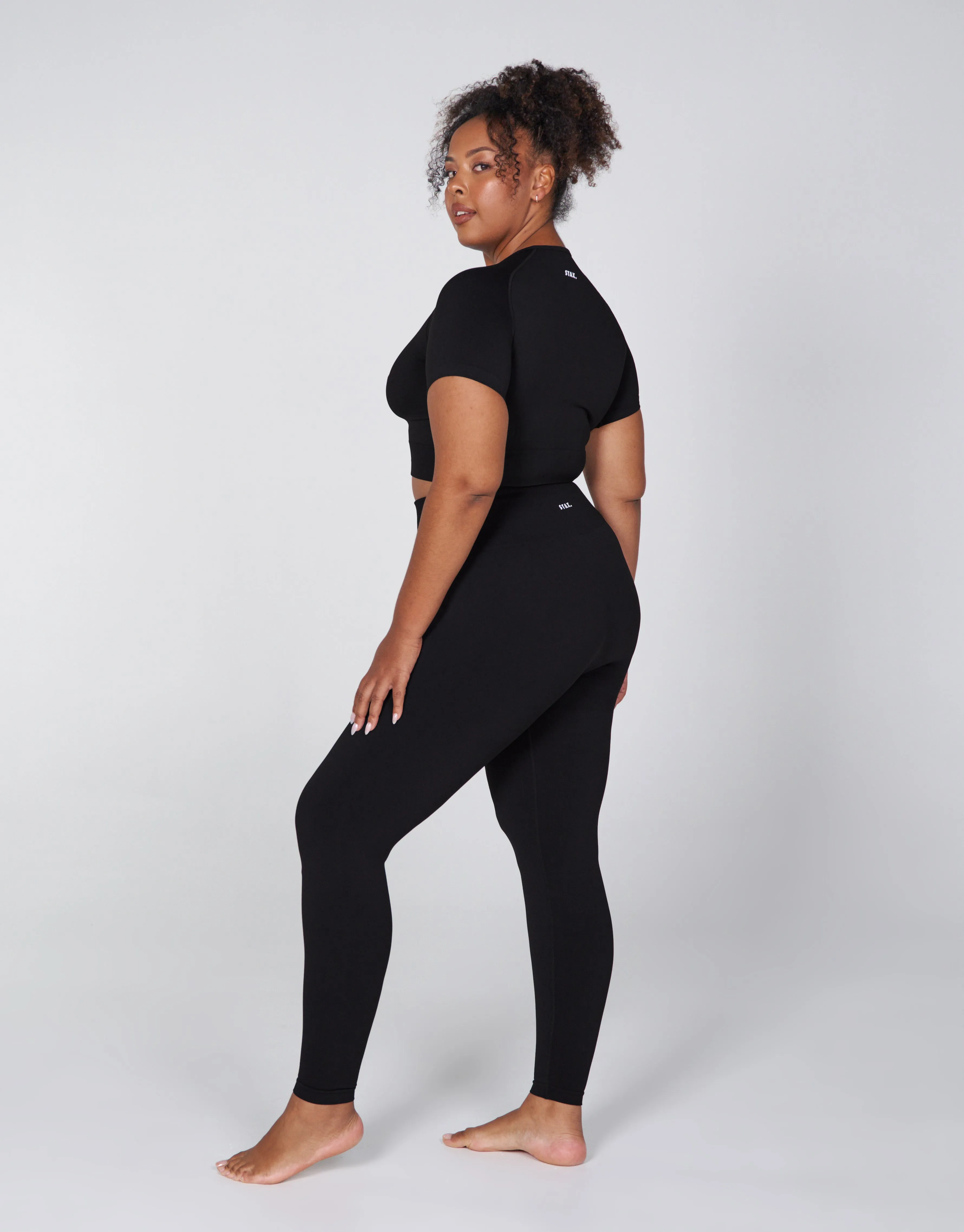 Premium Seamless Favourites Cropped Tee - Astro sold by Stax product image thumbnail 4