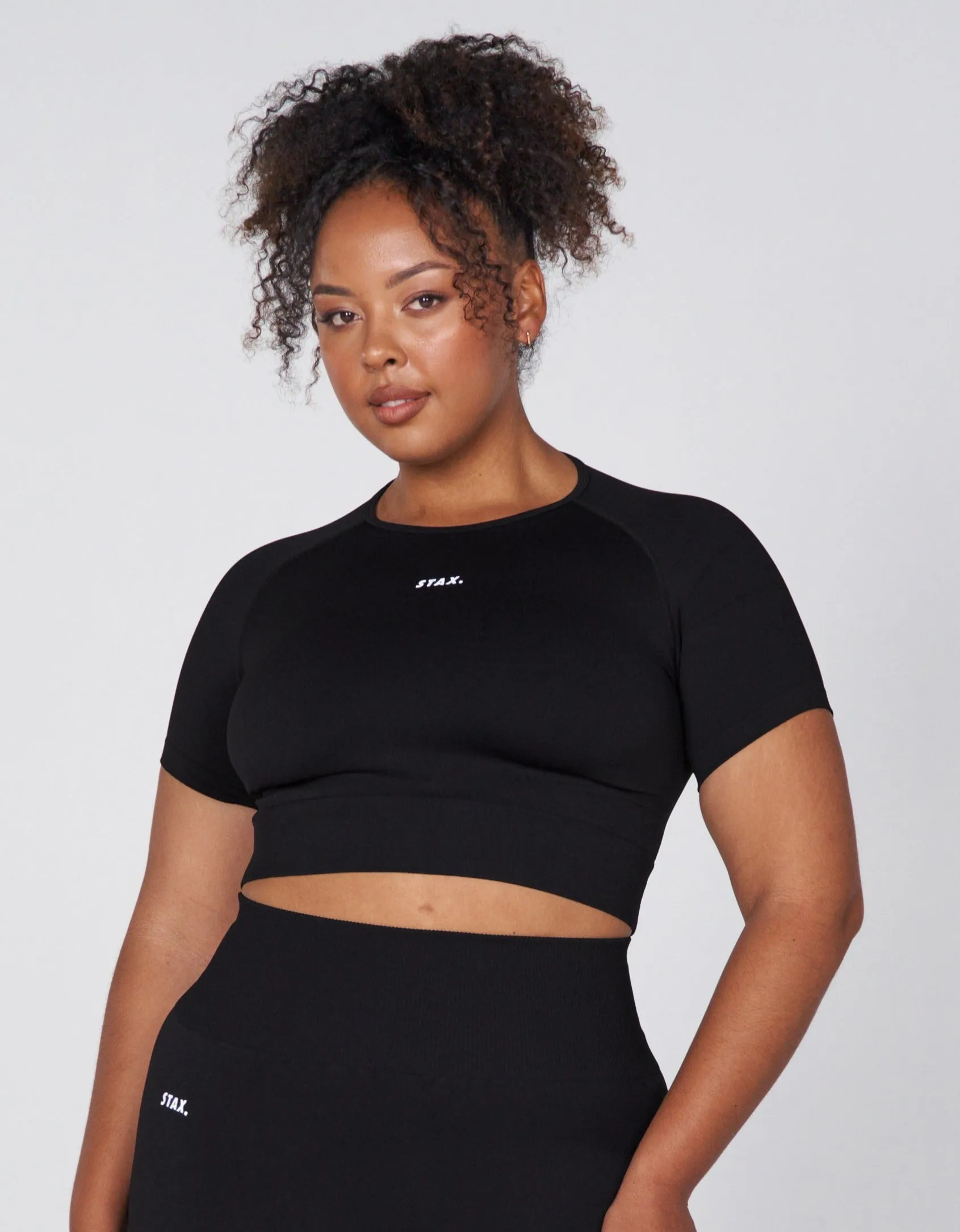 Premium Seamless Favourites Cropped Tee - Astro sold by Stax product image thumbnail 2