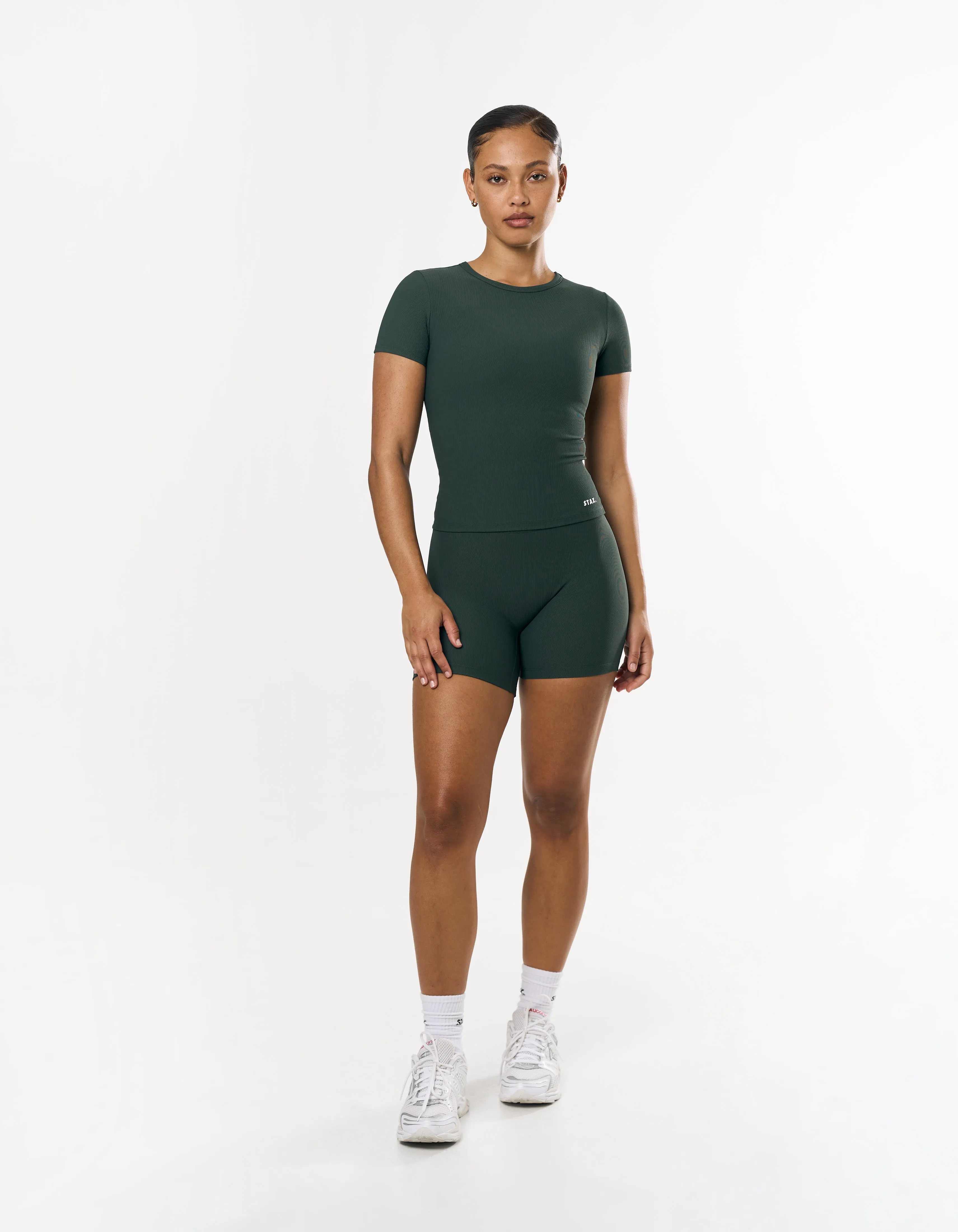 Active Rib Fitted Tee - Alpine sold by Stax product image thumbnail 2