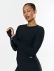 Active Rib Long Sleeve - Black sold by Stax