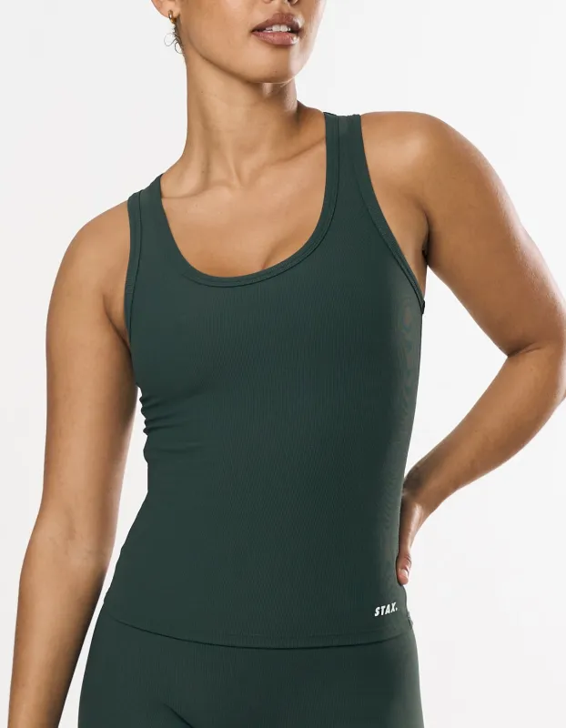 Active Rib Racer Singlet - Alpine sold by Stax
