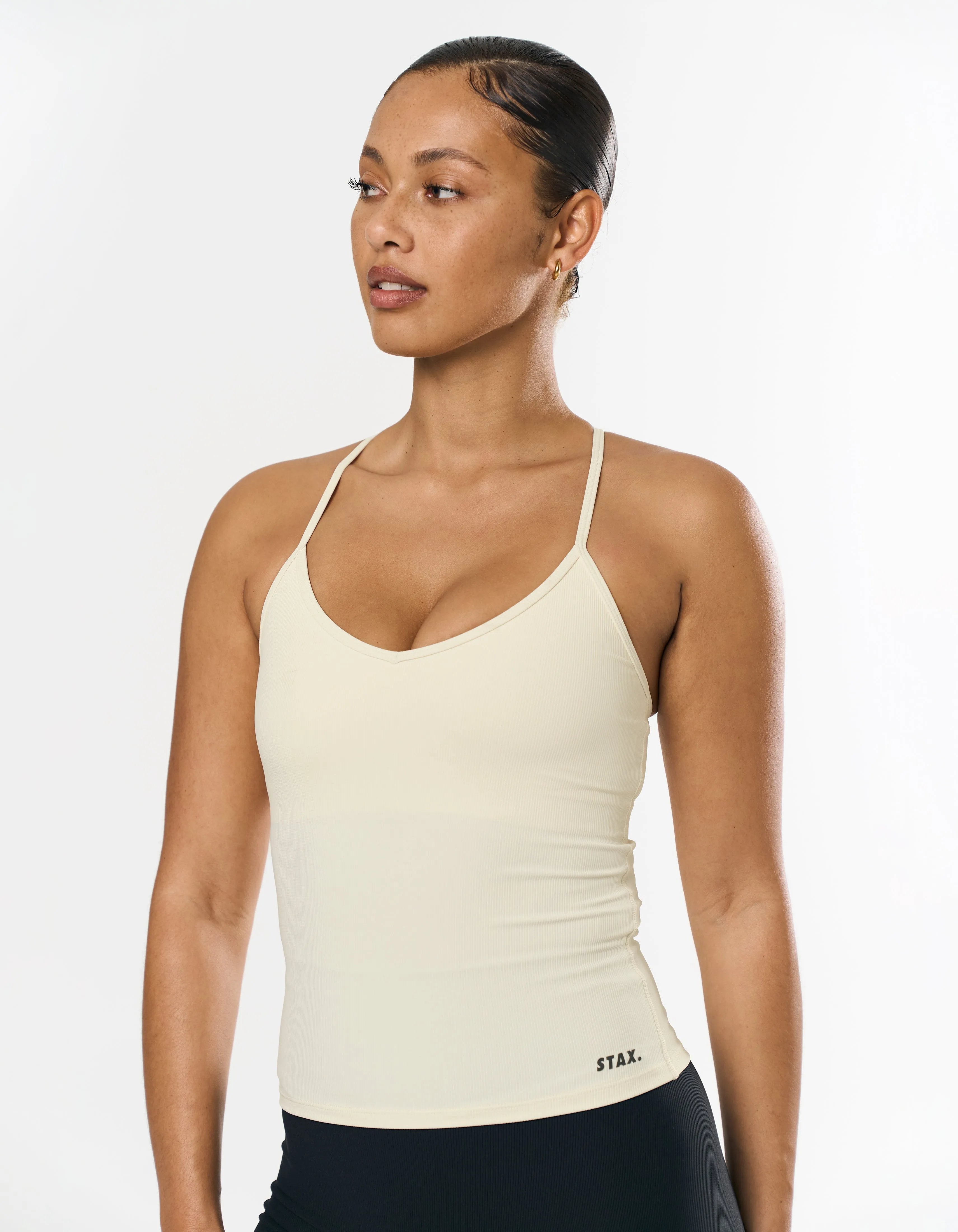 Active Rib Strappy Singlet - Cloud sold by Stax product image thumbnail 3