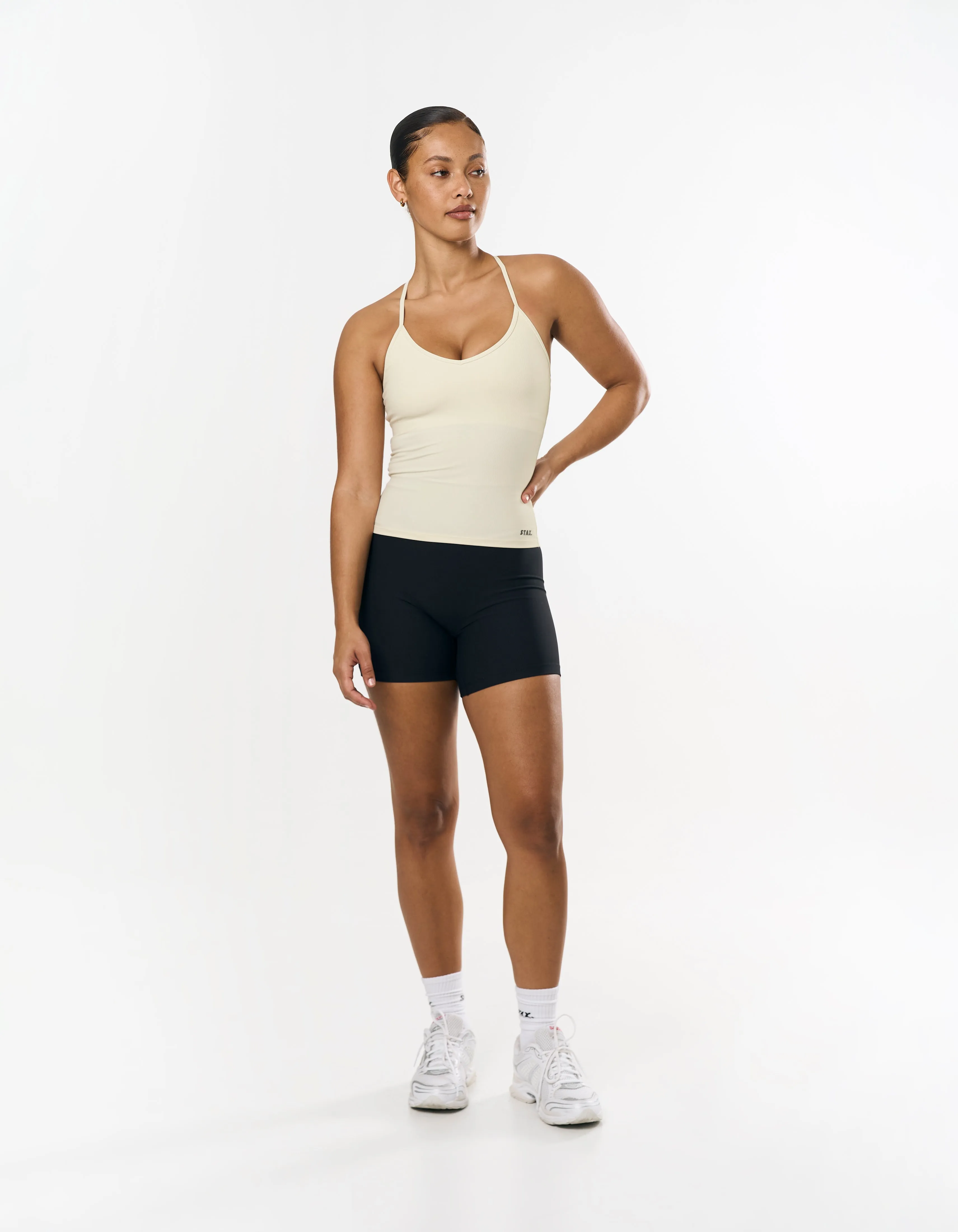 Active Rib Strappy Singlet - Cloud sold by Stax product image thumbnail 2