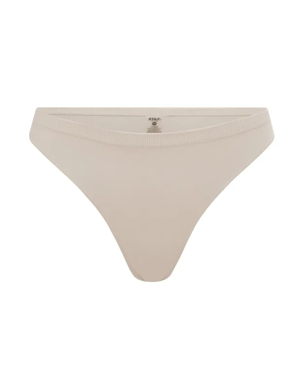 Premium Seamless G-String - Bone sold by Stax