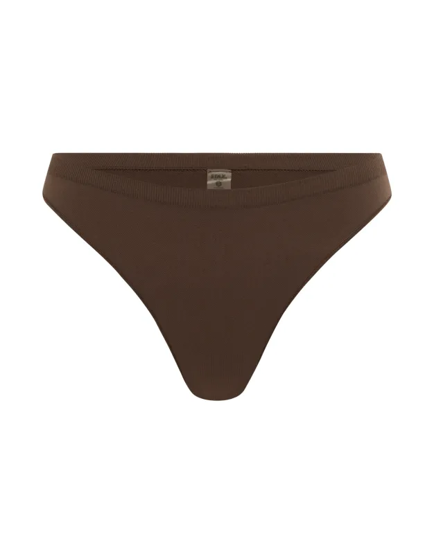 Premium Seamless G-String - Cocoa sold by Stax