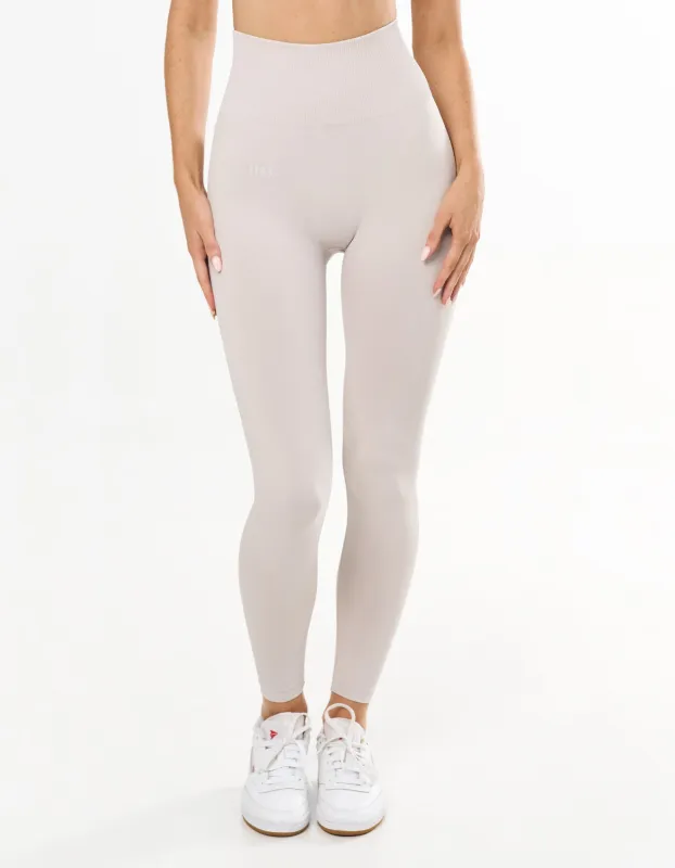 Premium Seamless Full Length Tights - Bone sold by Stax