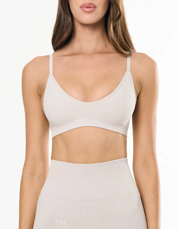 Premium Seamless Bralette - Bone sold by Stax