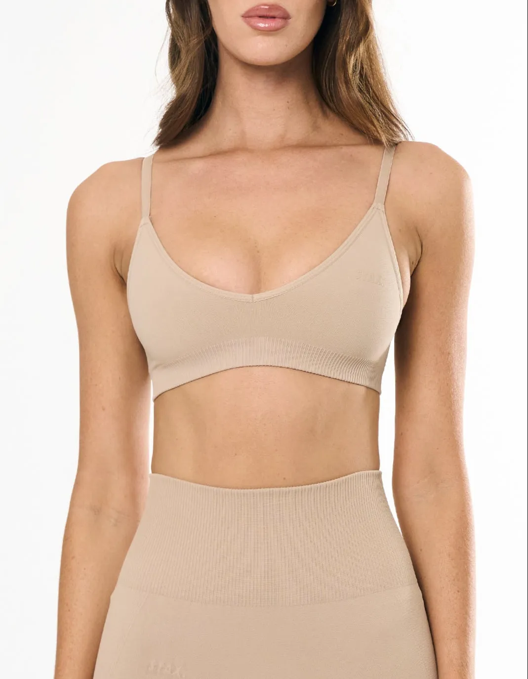 Premium Seamless Bralette -  Taupe sold by Stax