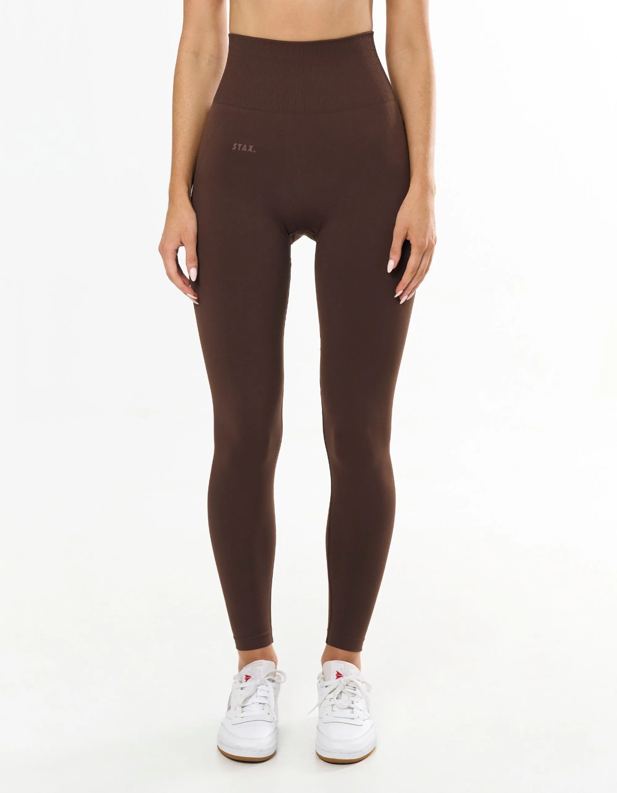 Premium Seamless Full Length Tights - Cocoa sold by Stax
