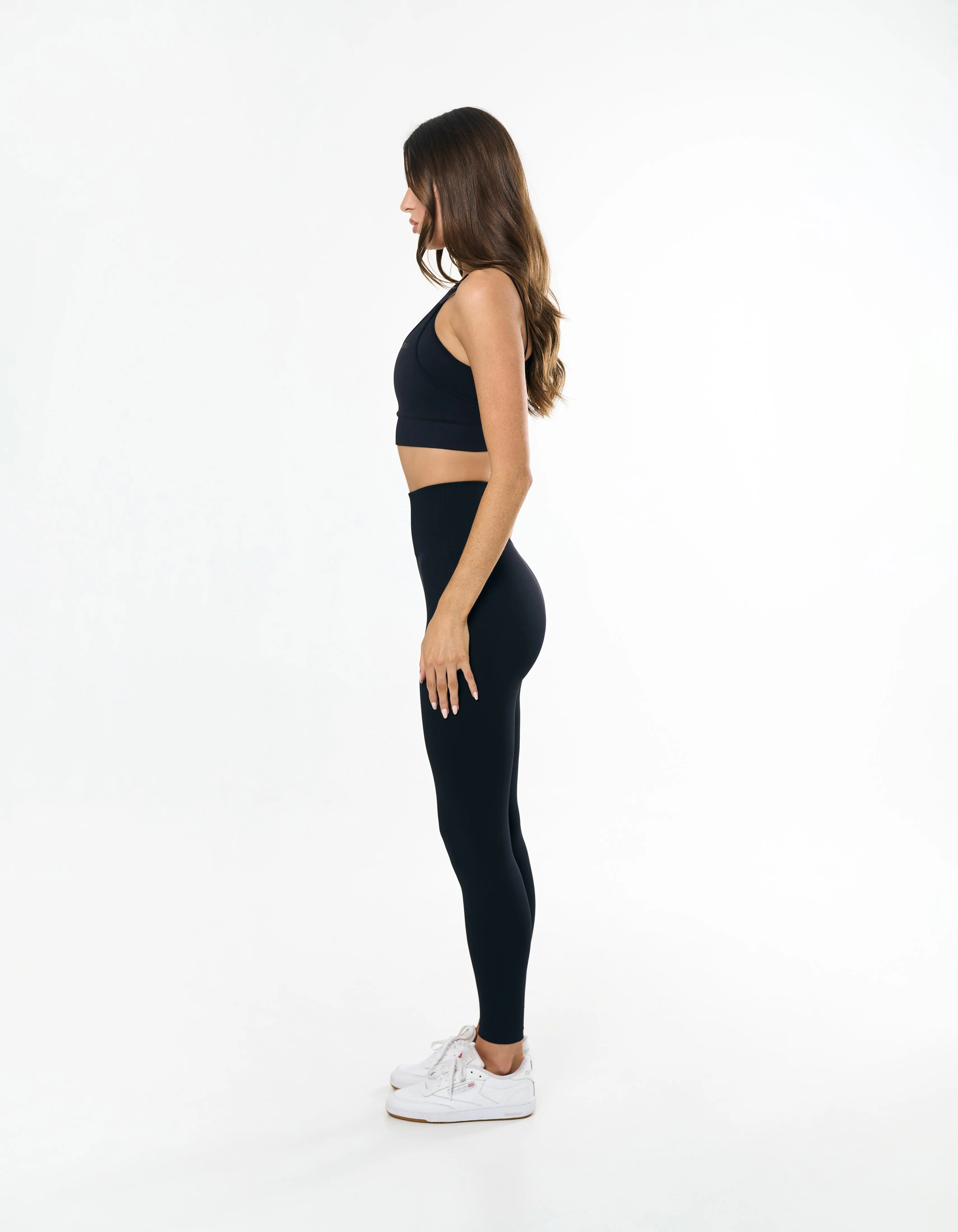 Premium Seamless Full Length Tights - Shadow sold by Stax product image thumbnail 4
