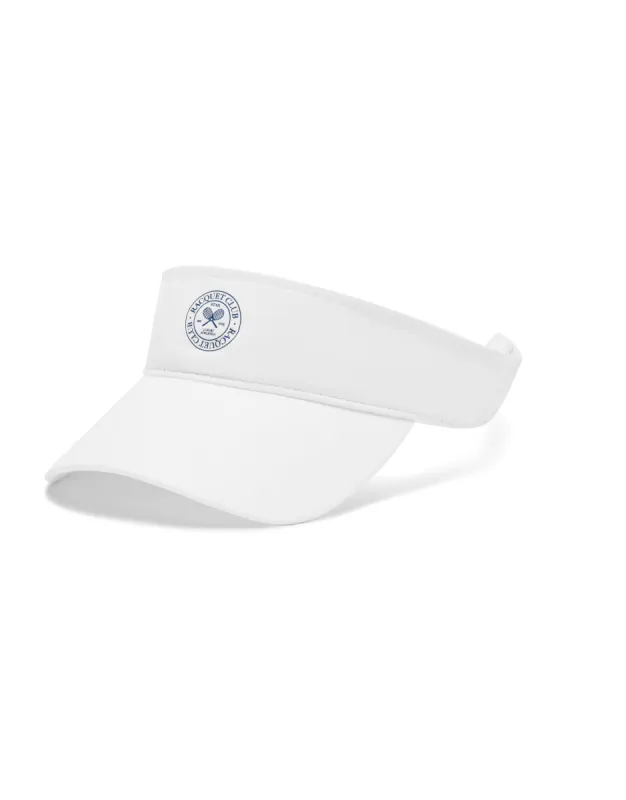 Racquet Club Visor - White sold by Stax
