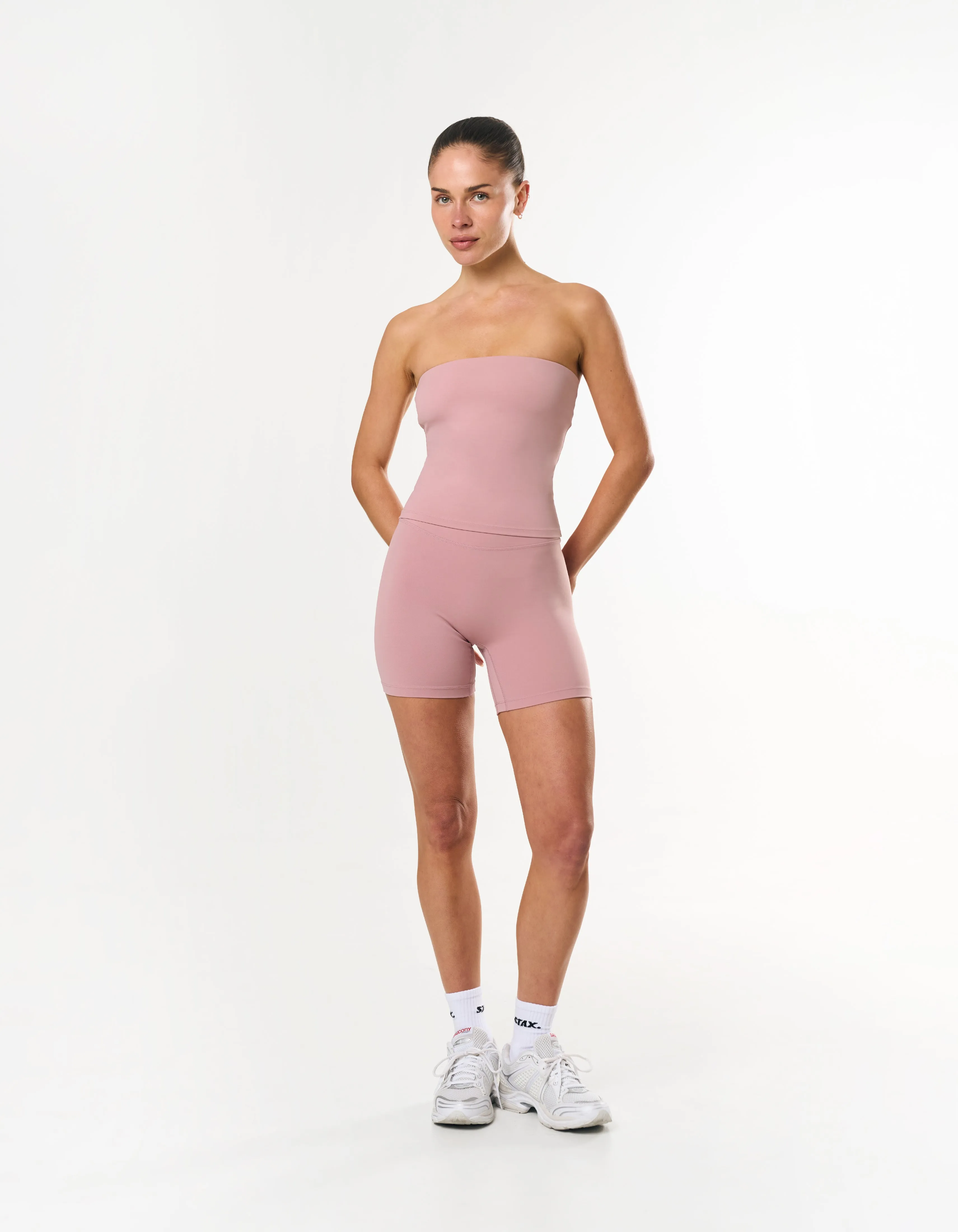 Midi Bike Shorts Airlyte - Dusty Pink sold by Stax product image thumbnail 4