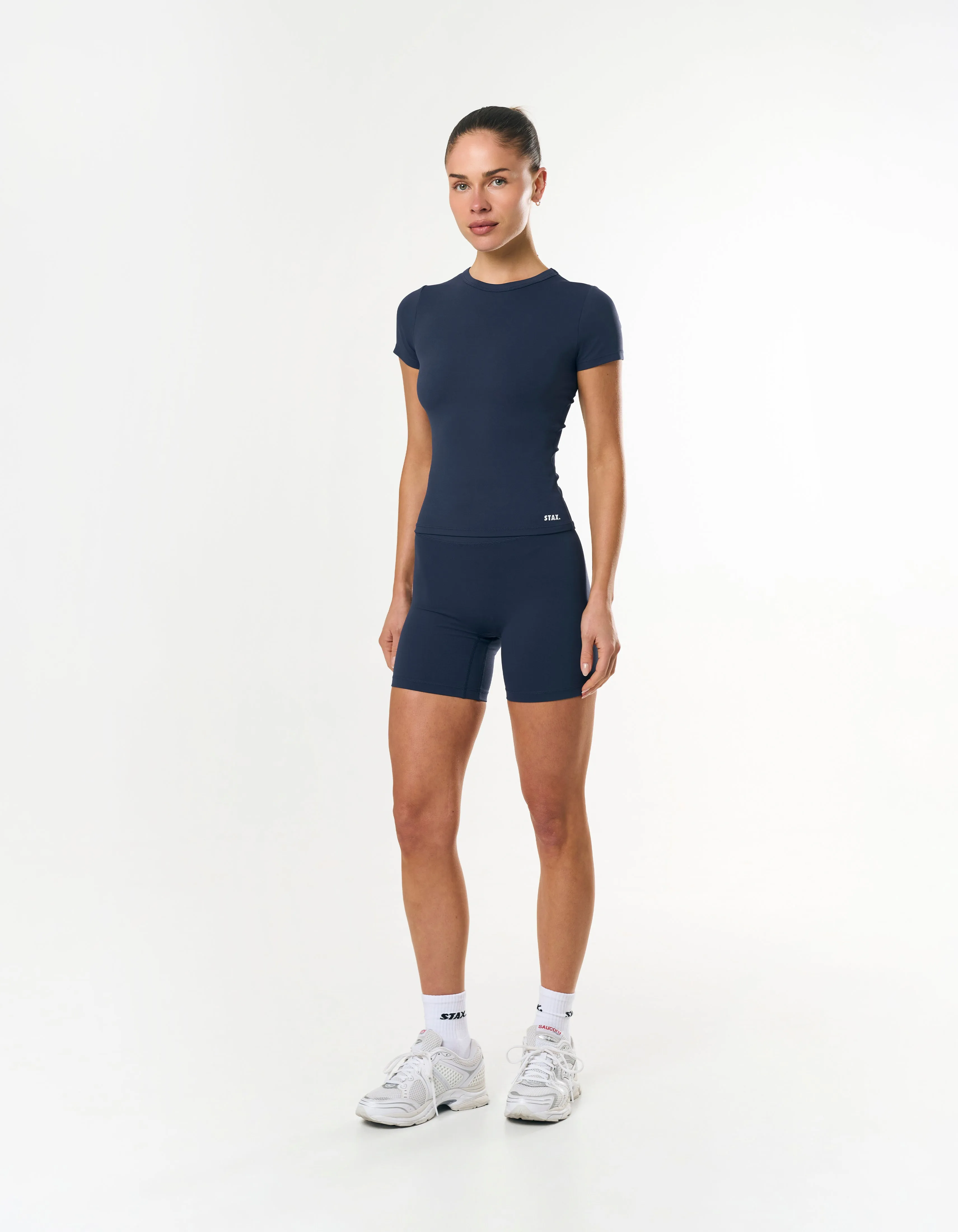 Midi Bike Shorts Airlyte - Midnight sold by Stax product image thumbnail 2