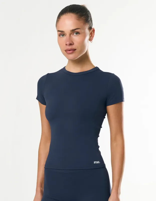 Fitted Tee Airlyte - Midnight sold by Stax