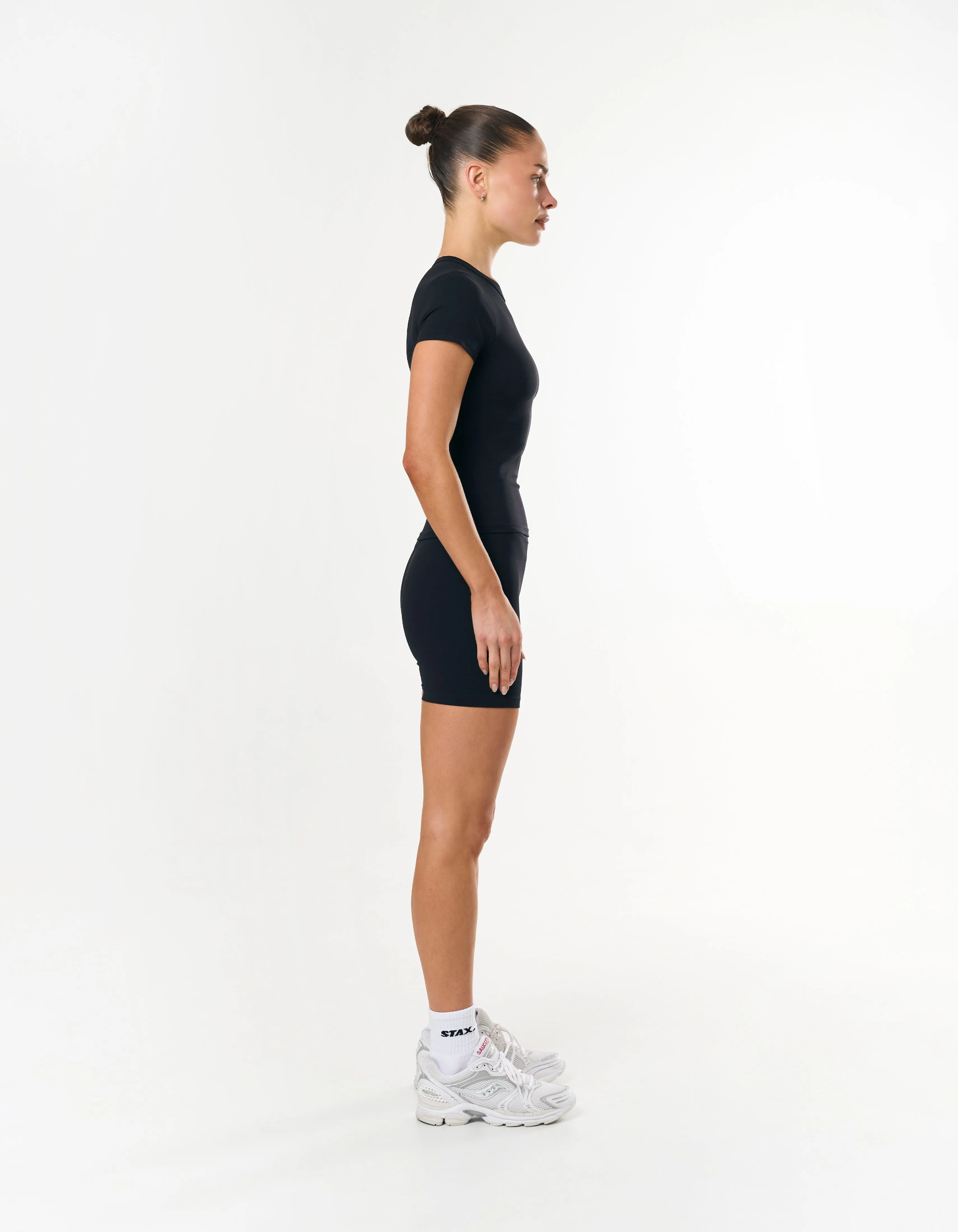 Fitted Tee Airlyte - Black sold by Stax product image thumbnail 3