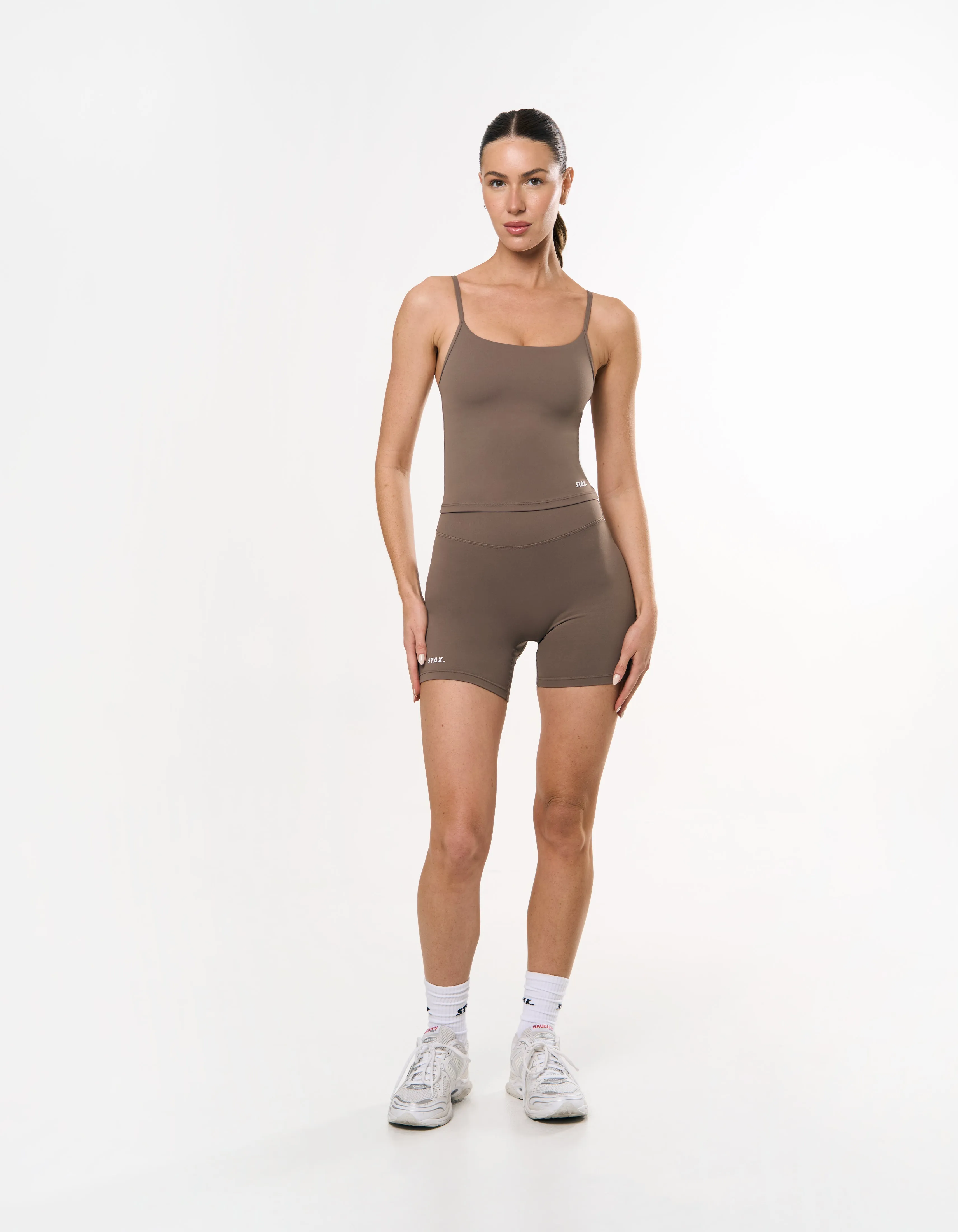 Midi Bike Shorts Airlyte - Stone sold by Stax product image thumbnail 5