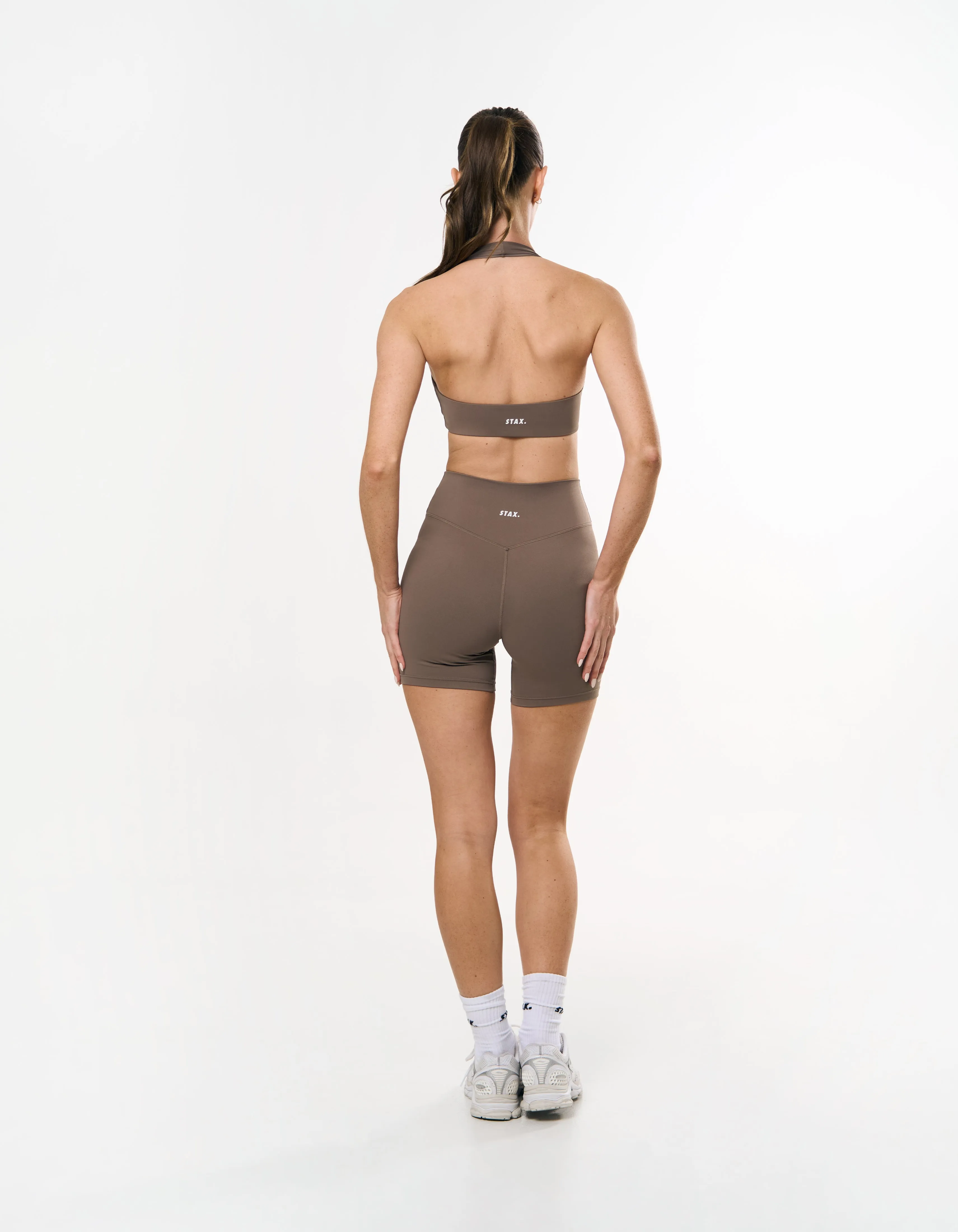 Square Neck Halter Crop Airlyte - Stone sold by Stax product image thumbnail 5