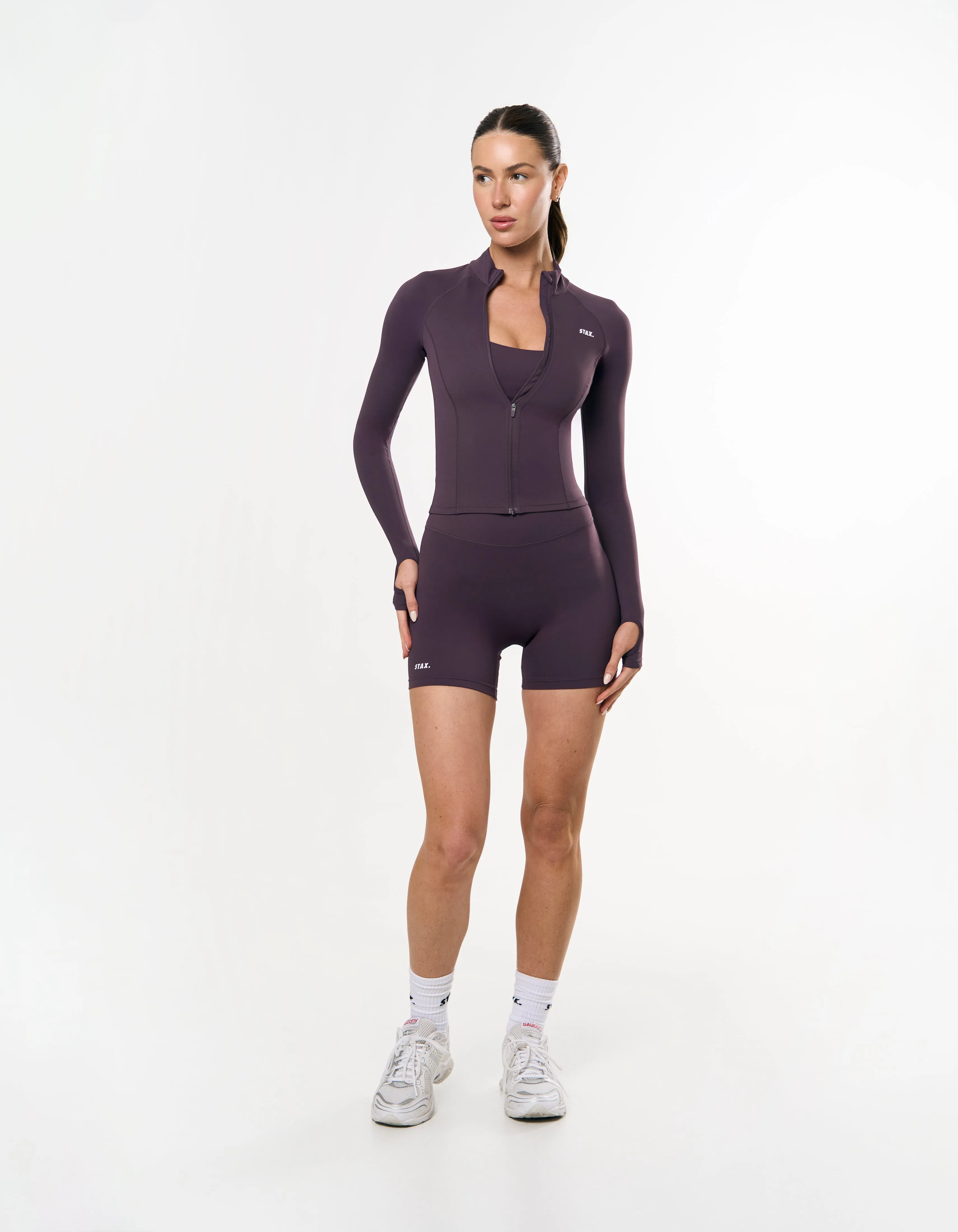 Active Zip Jacket Airlyte - Plum sold by Stax product image thumbnail 5