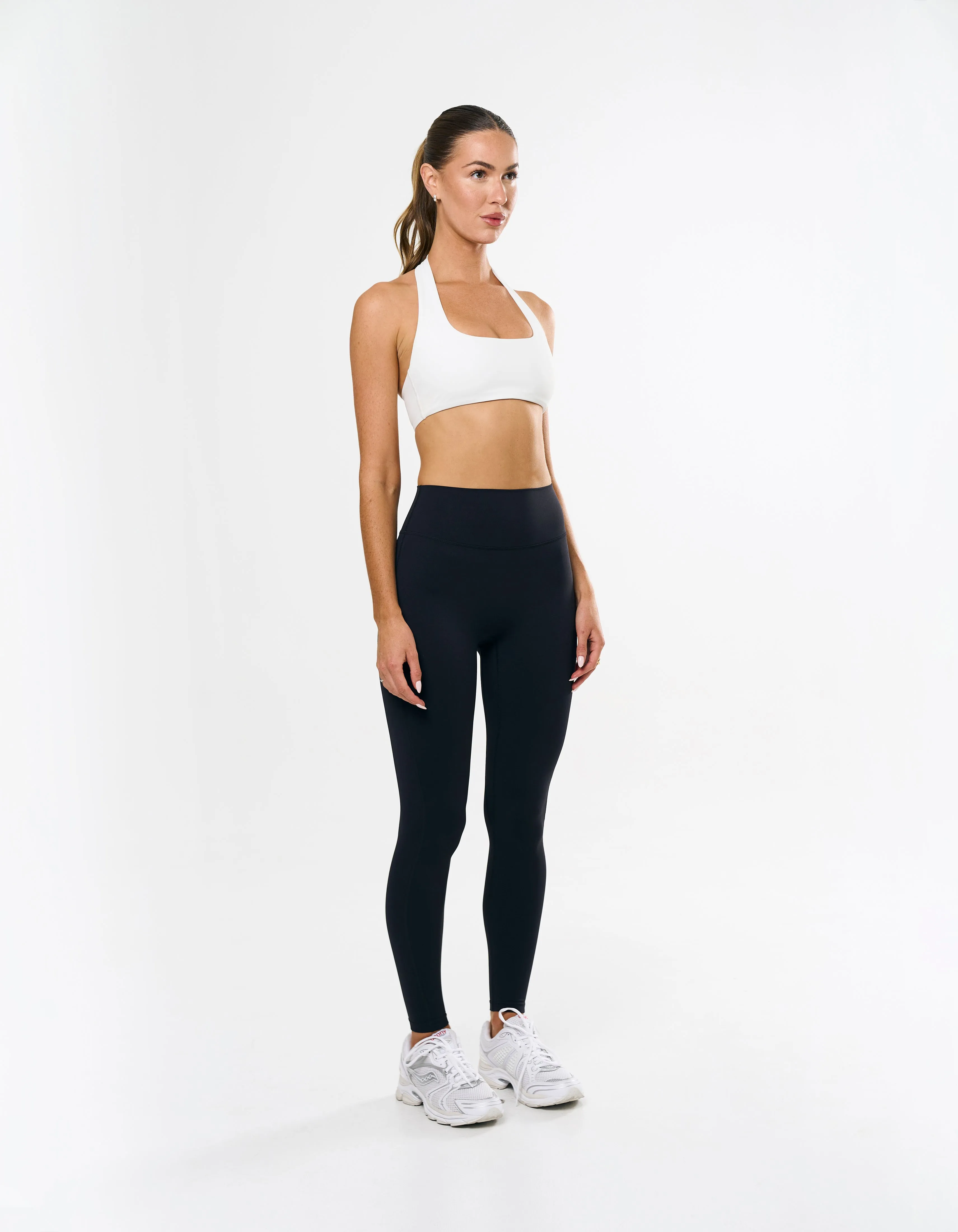 Square Neck Halter Crop Airlyte - White sold by Stax product image thumbnail 3