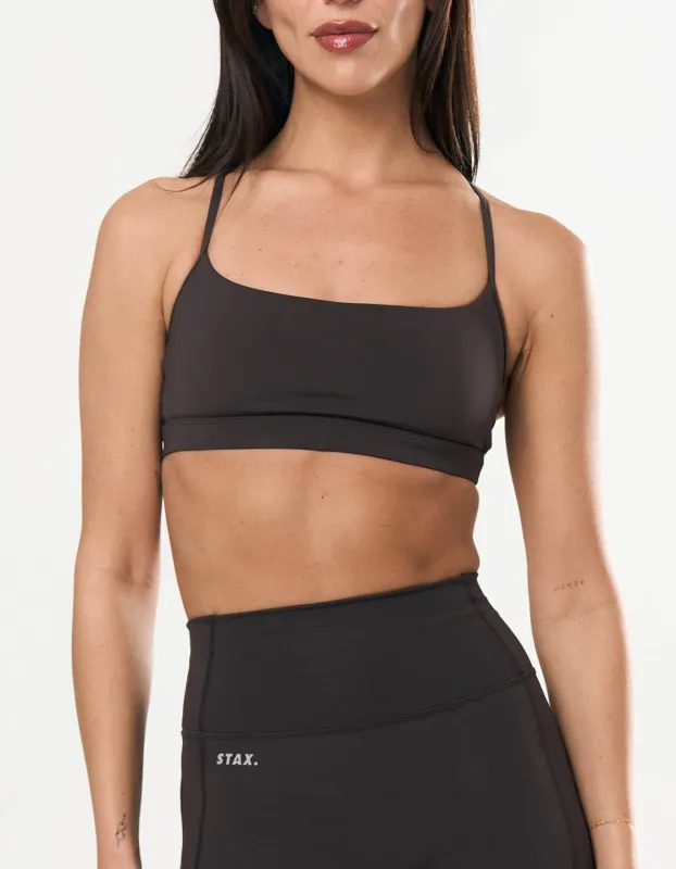 Crossback Sports Crop Astryx - Truffle sold by Stax