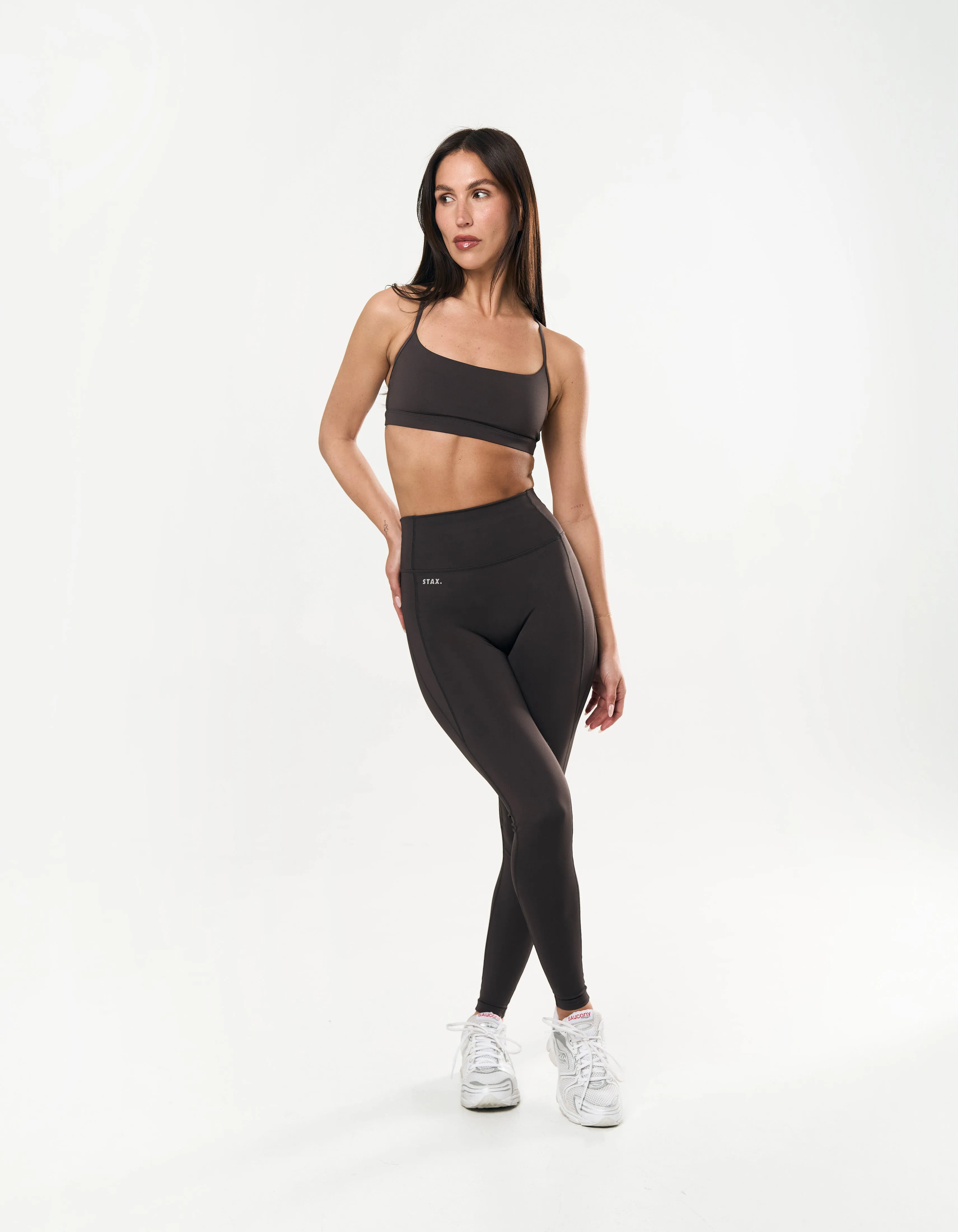 Crossback Sports Crop Astryx - Truffle sold by Stax product image thumbnail 2