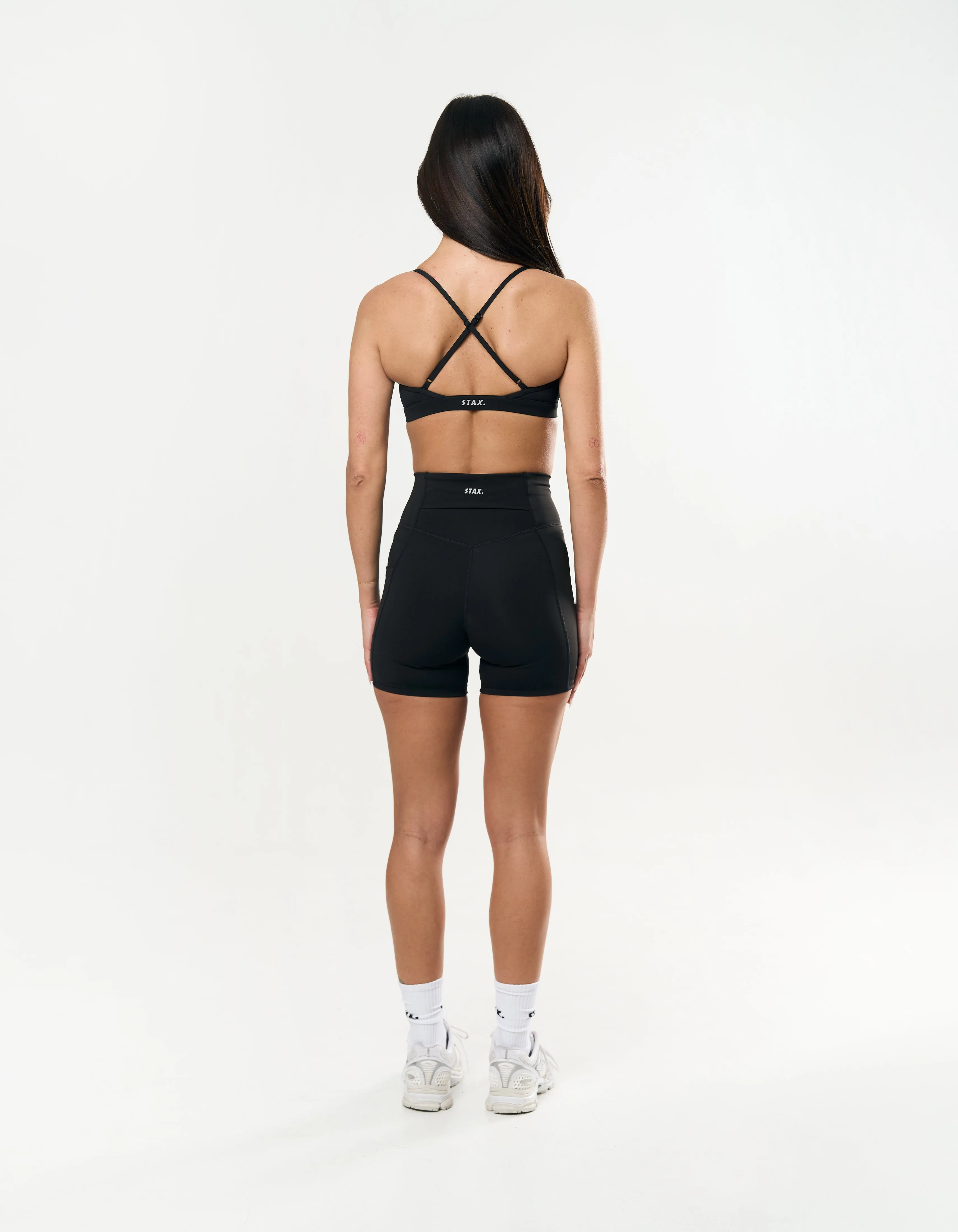 Crossback Sports Crop Astryx - Carbon sold by Stax product image thumbnail 4