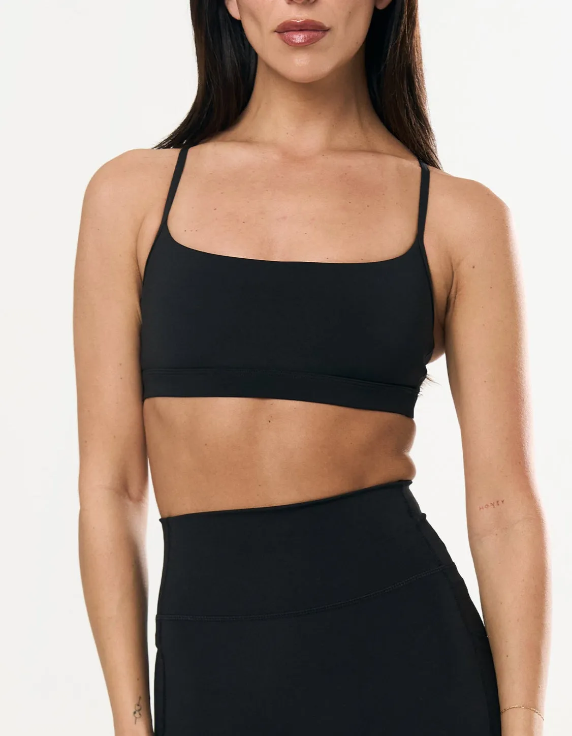 Crossback Sports Crop Astryx - Carbon sold by Stax