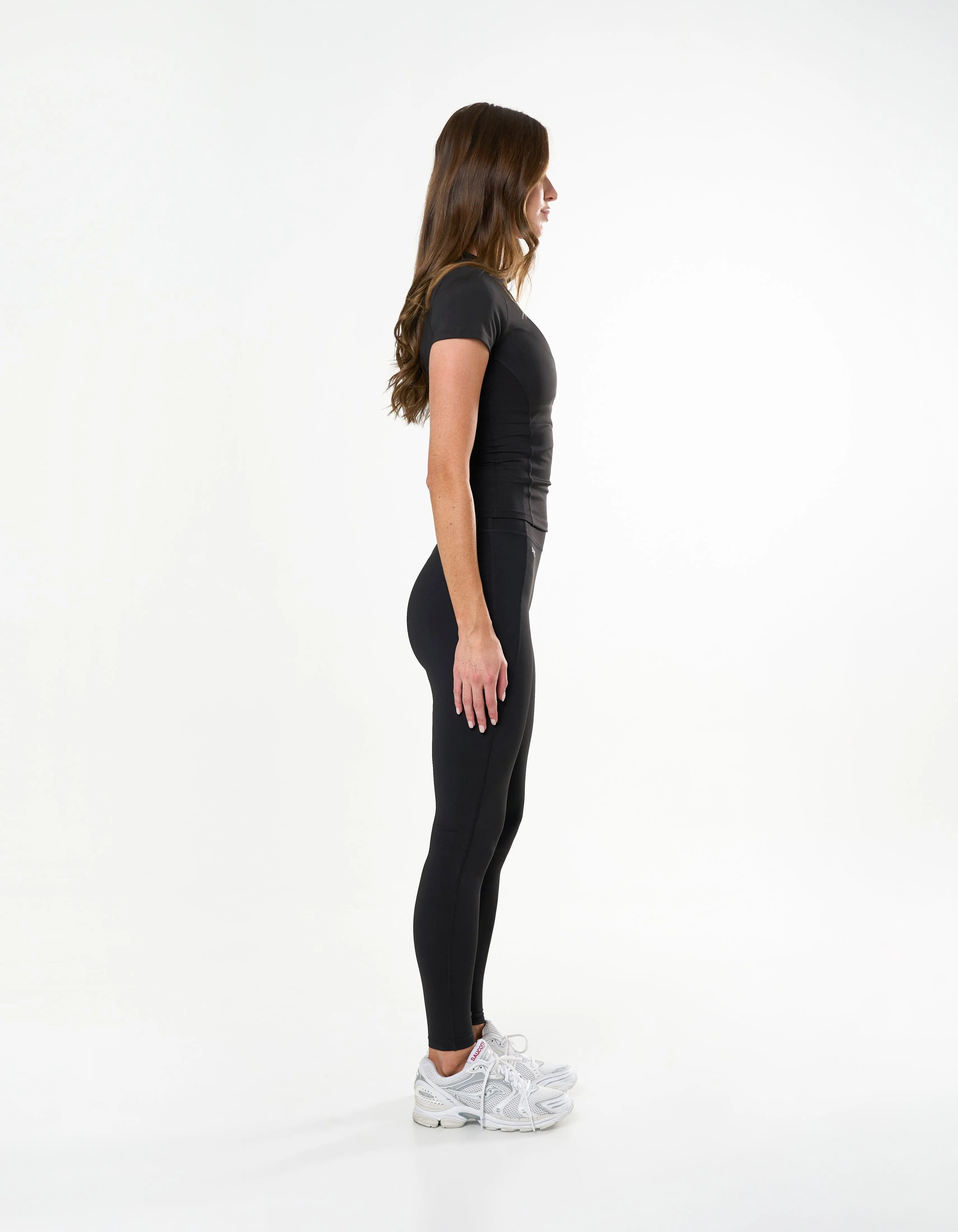 Fitted Mesh Tee Astryx - Carbon sold by Stax product image thumbnail 3