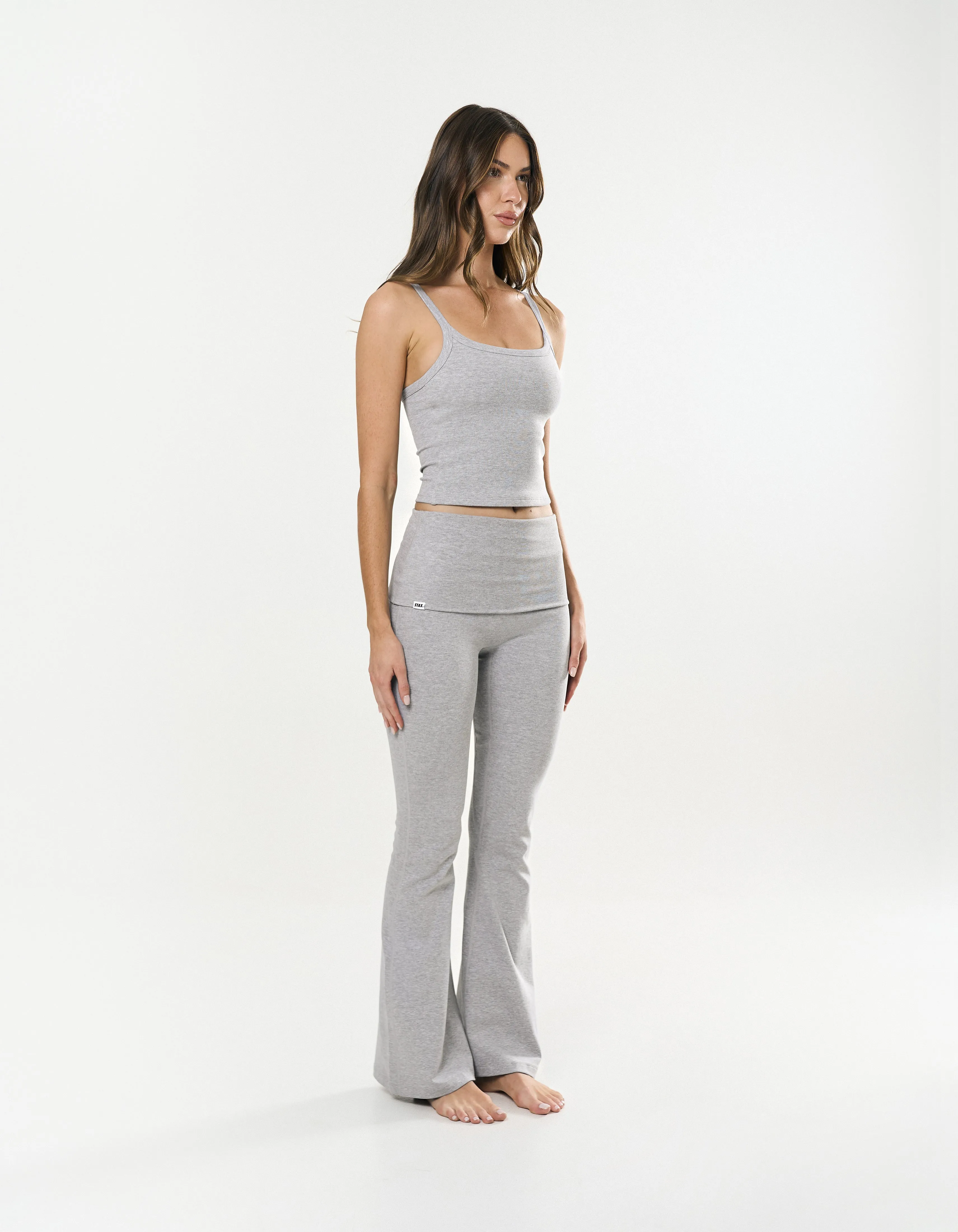 Cotton Comfort Singlet - Grey Marle sold by Stax product image thumbnail 3