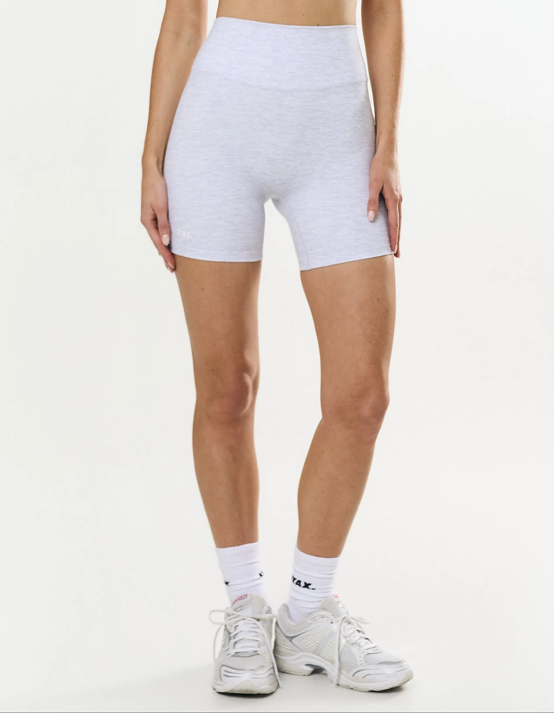 Midi Bike Shorts Airlyte - Grey Marle sold by Stax